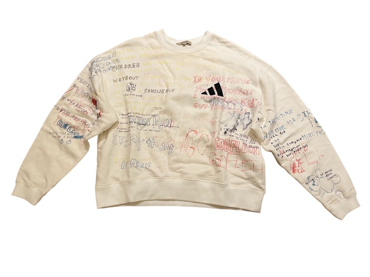 Yeezy Season Yeezy Season 5 Scribble Hand Drawn Crewneck | Grailed