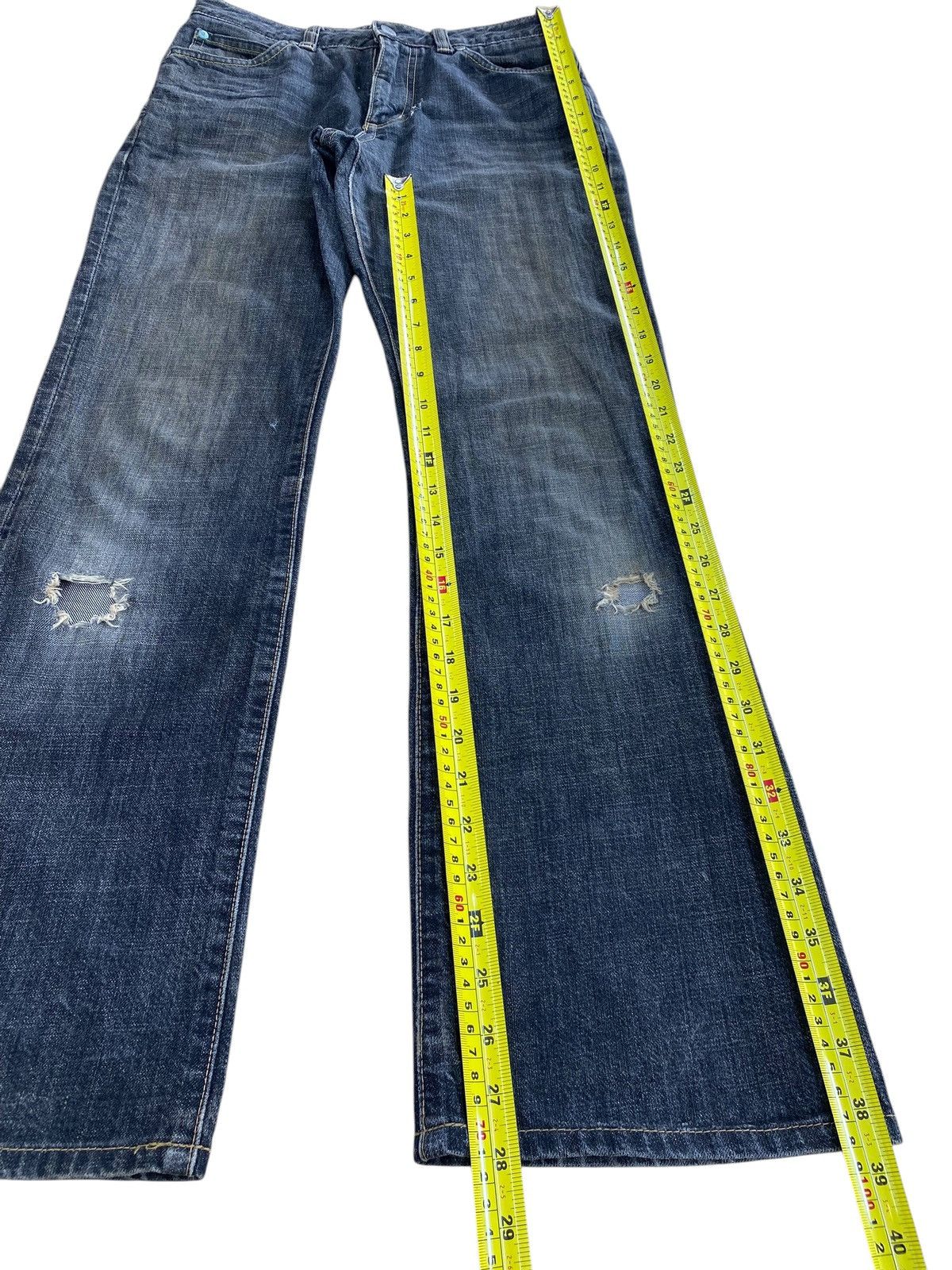 Wrangler Wrangler Faded Wash Ripped Style Boot Cut Jean Size US 28 / EU 44 - 7 Thumbnail