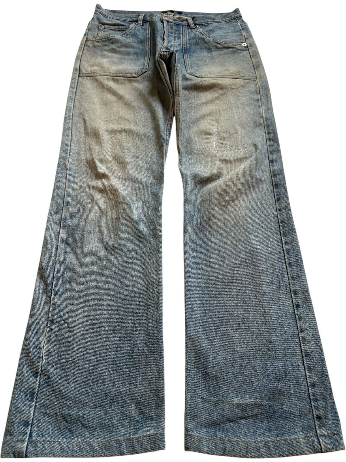 A.P.C. Vintage A.P.C. Button Fly Mud Wash Baker Pants Jeans Size US 28 / EU 44 - 1 Thumbnail