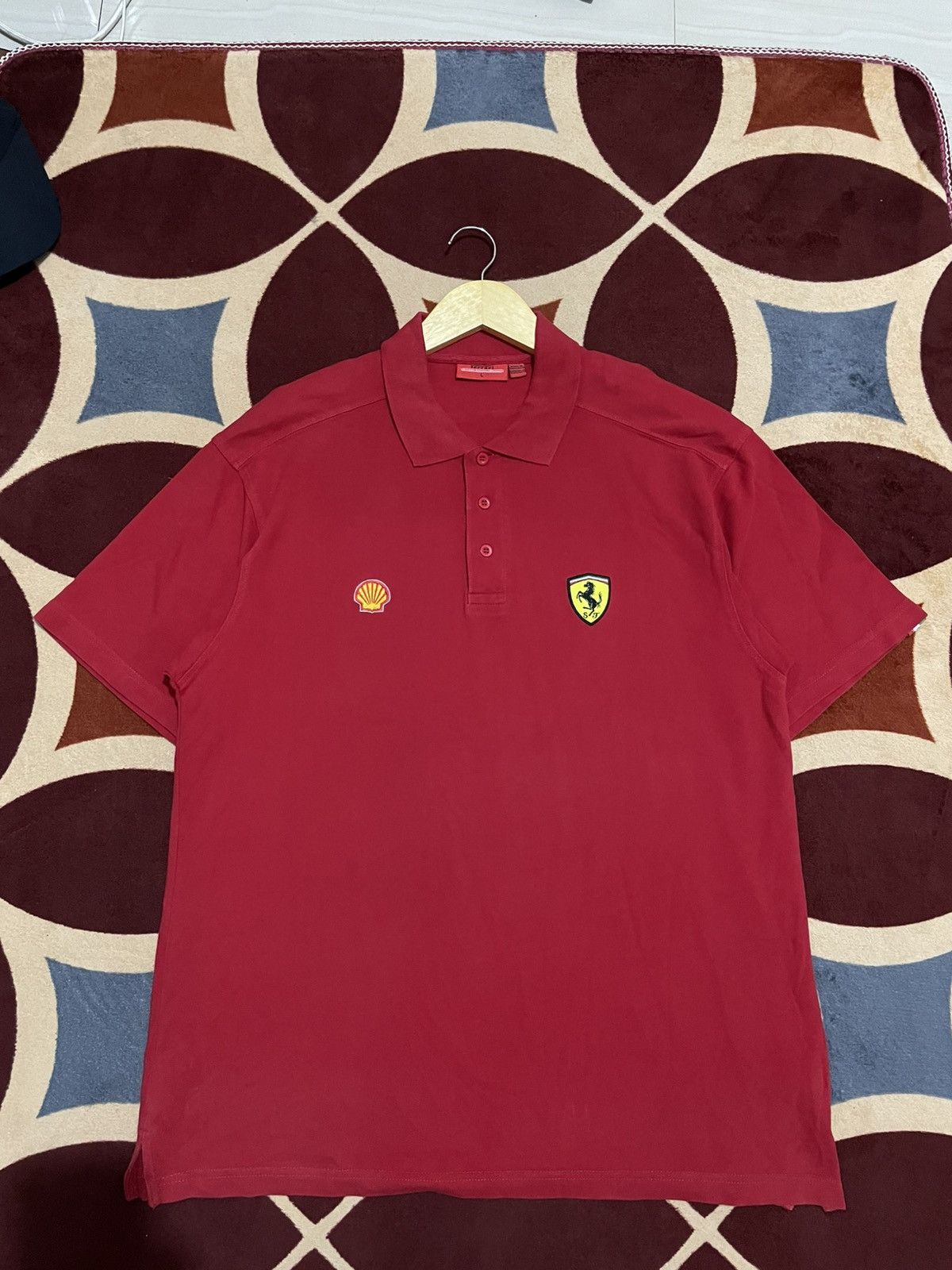 Ferrari Poloshirt ferarri official Size US XL / EU 56 / 4 - 1 Thumbnail