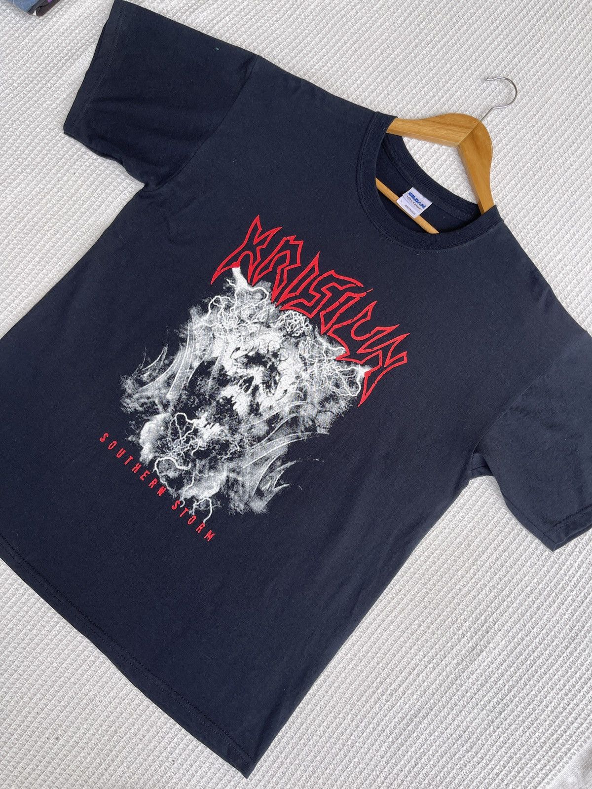 Band Tees Rare🔥Vintage KRISIUN Heavy Metal Band Tee Size US L / EU 52-54 / 3 - 1 Thumbnail