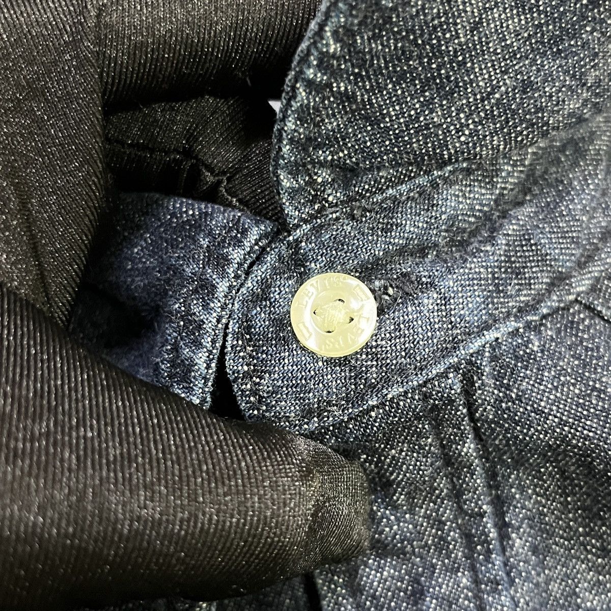 Levi's × Levi's Vintage Clothing × Vintage Levis Western Pocket Denim Shirt Size US S / EU 44-46 / 1 - 9 Thumbnail