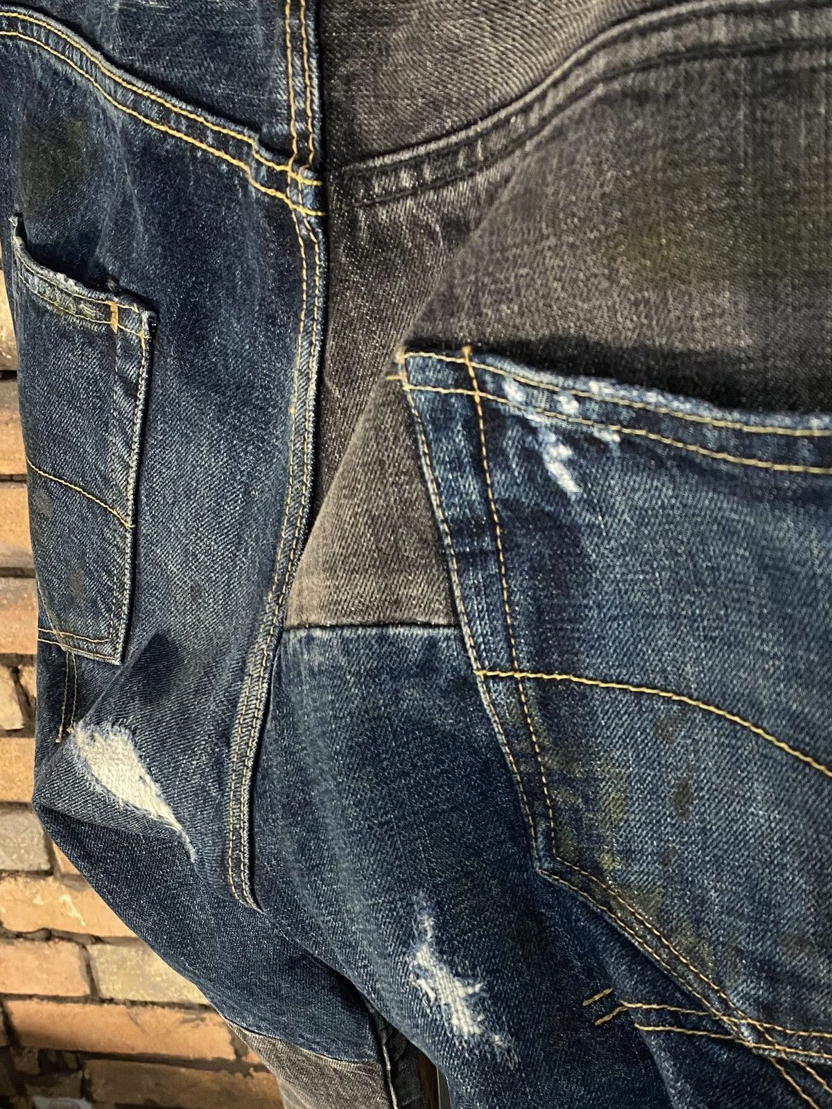 Maison MIHARA YASUHIRO $648 SELVEDGE DENIM RED LINE MIHARA YASUHIRO JEANS JAPANESE Size US 36 / EU 52 - 5 Thumbnail
