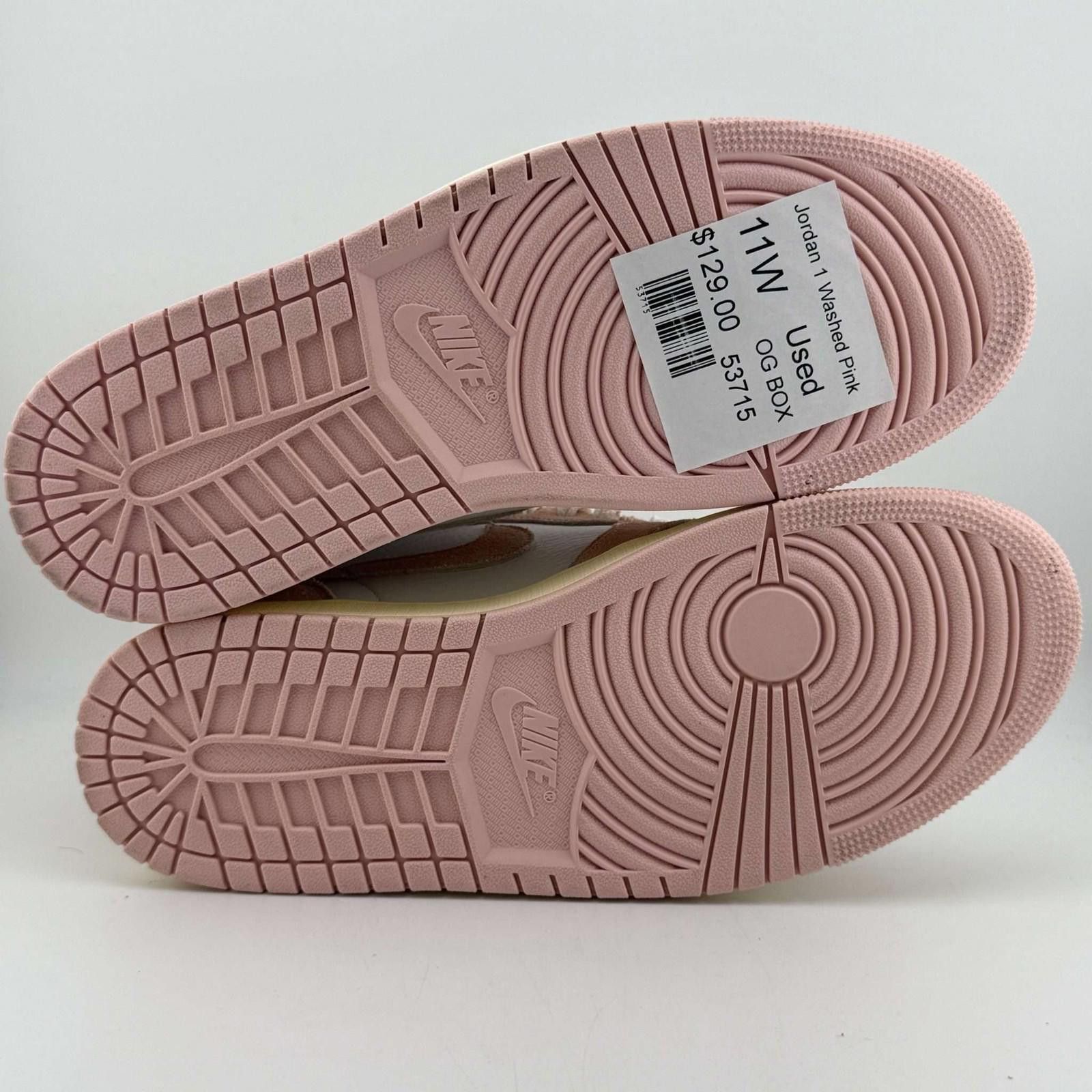 Nike Jordan 1 Washed Pink 11W Used OG Box Size US 11 / IT 41 - 6 Thumbnail