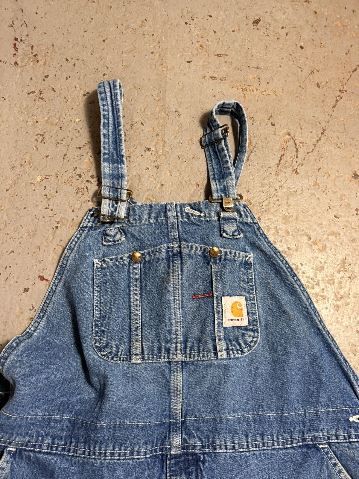 Carhartt Vintage Carhartt Classic Denim Overalls Size US 44 / EU 60 - 2 Thumbnail