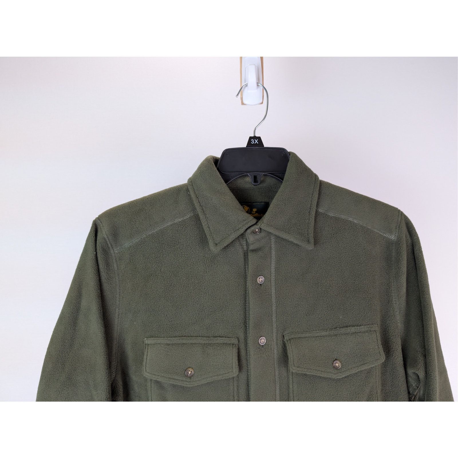 Aime Leon Dore o1rshd1 Fleece Shirt Button up shirt in Green Deep Depths Size US S / EU 44-46 / 1 - 3 Thumbnail