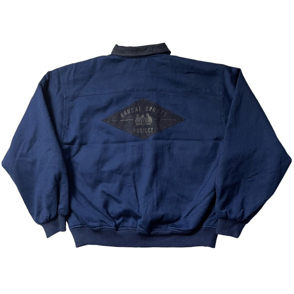 Kansai Yamamoto 🇯🇵 VINTAGE KANSAI SPORTS PROJECT WOOL BOMBER JACKET Size L / US 10 / IT 46 - 3 Thumbnail