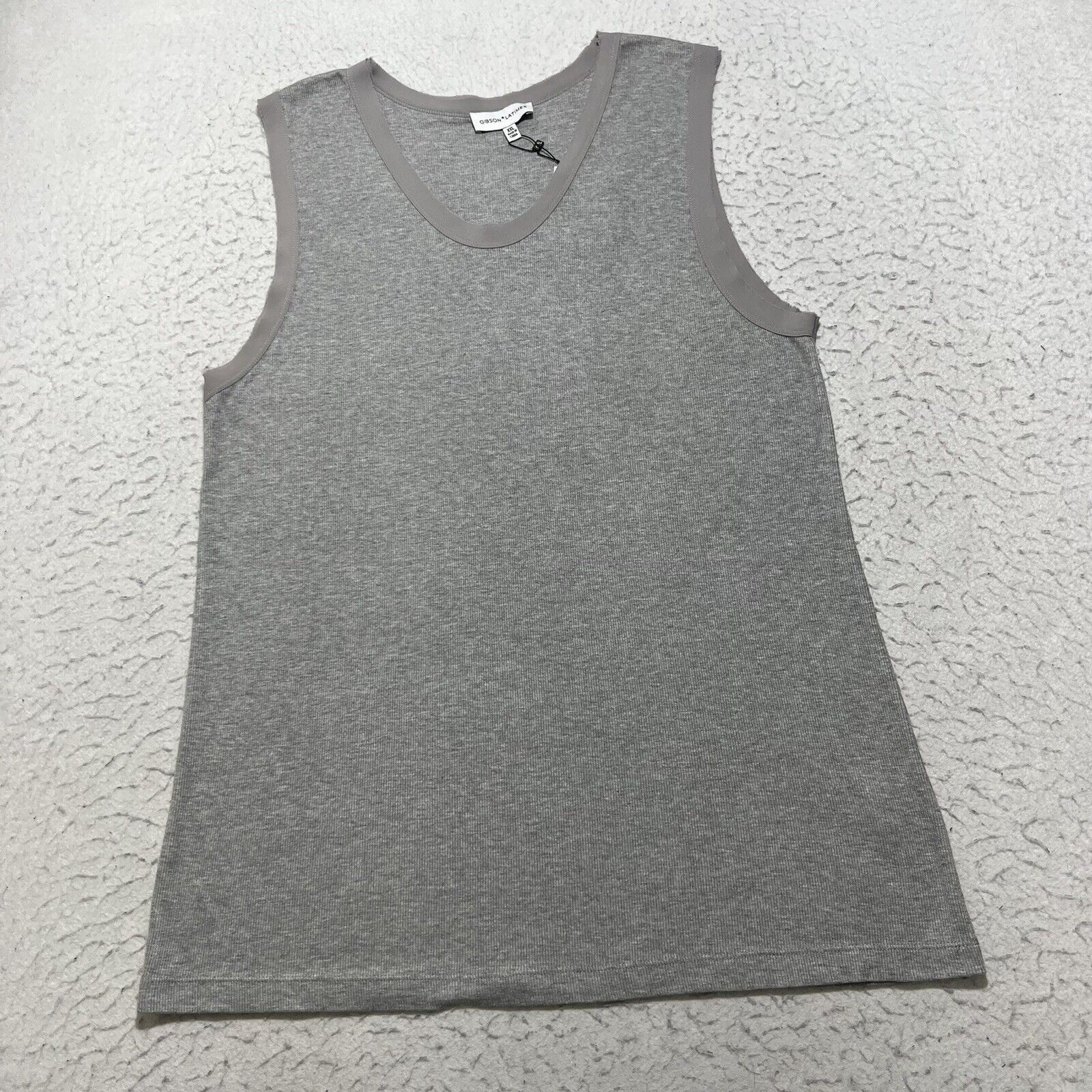 Other Gibson & Latimer Tank Top Gray Pullover Stretch Shirt Size XXL / US 16-18 / IT 52-54 - 1 Thumbnail