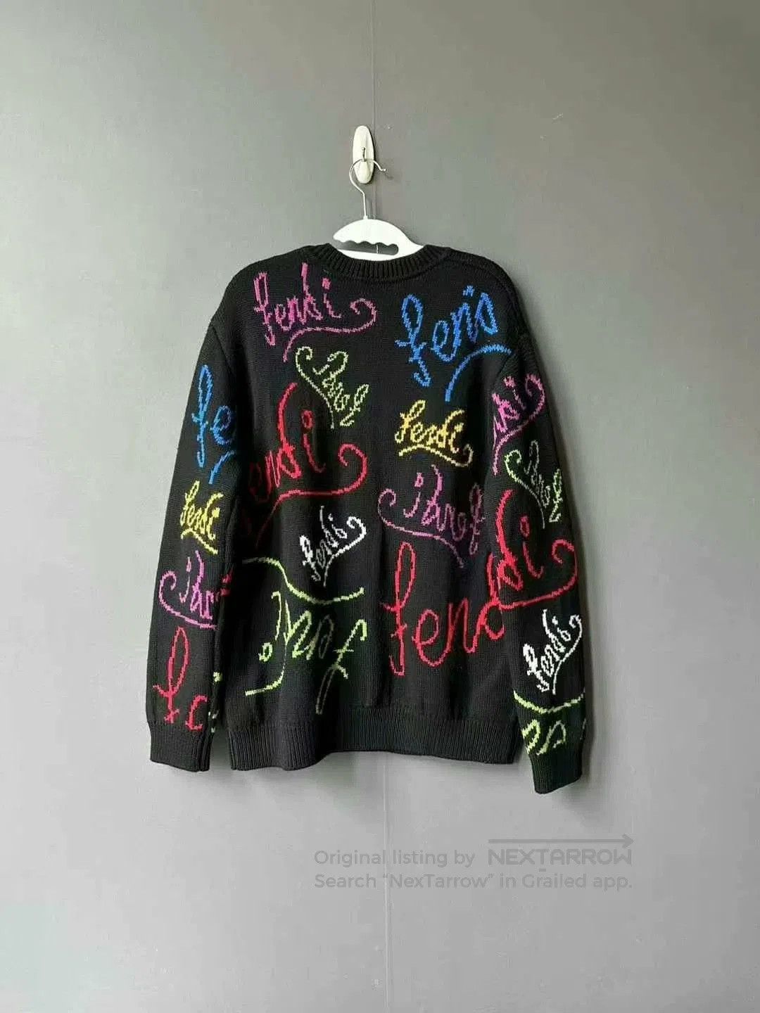 Fendi fendi colorful knit sweater for stylish wear. Size US XXL / EU 58 / 5 - 2 Thumbnail