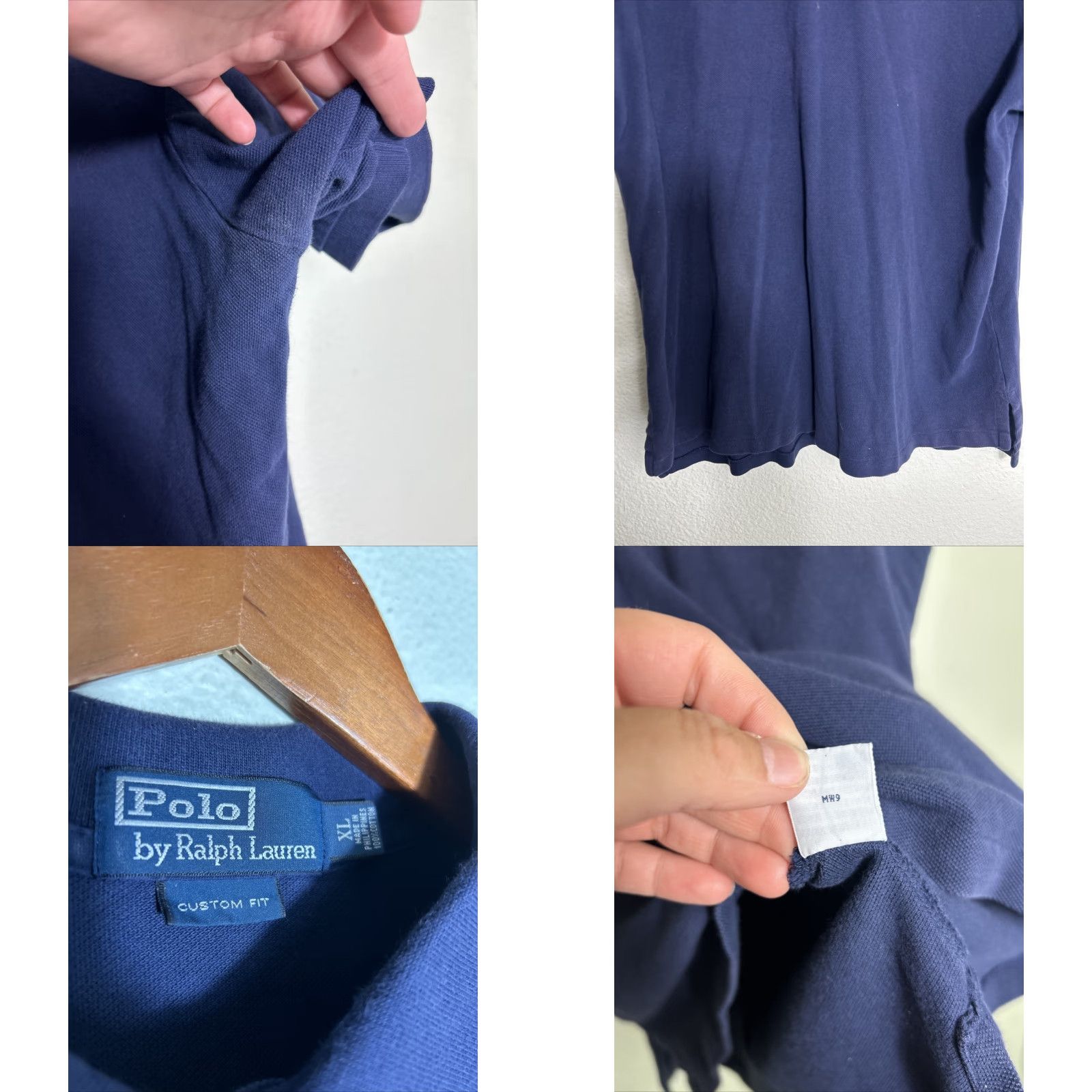 Polo Ralph Lauren Mens XL Short Sleeve Polo Shirt Navy Blue