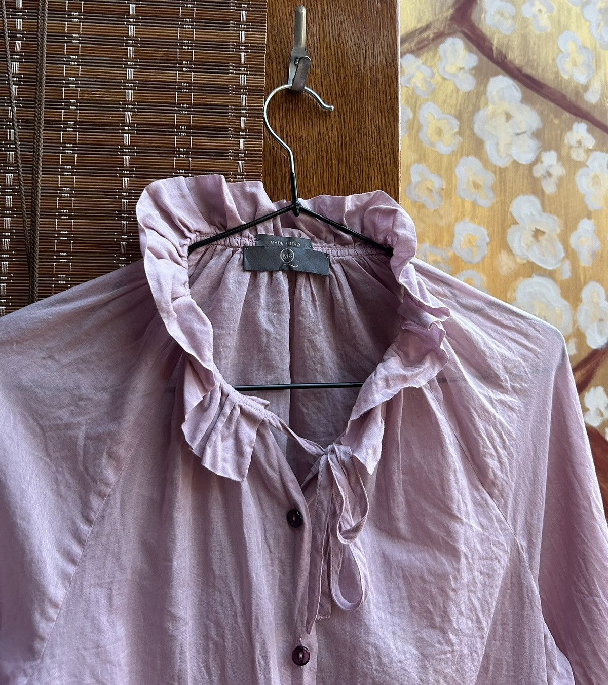 McQ Alexander McQueen McQ Alexander McQueen Ruffle Collar Shirt Made In Italy Size S / US 4 / IT 40 - 3 Thumbnail