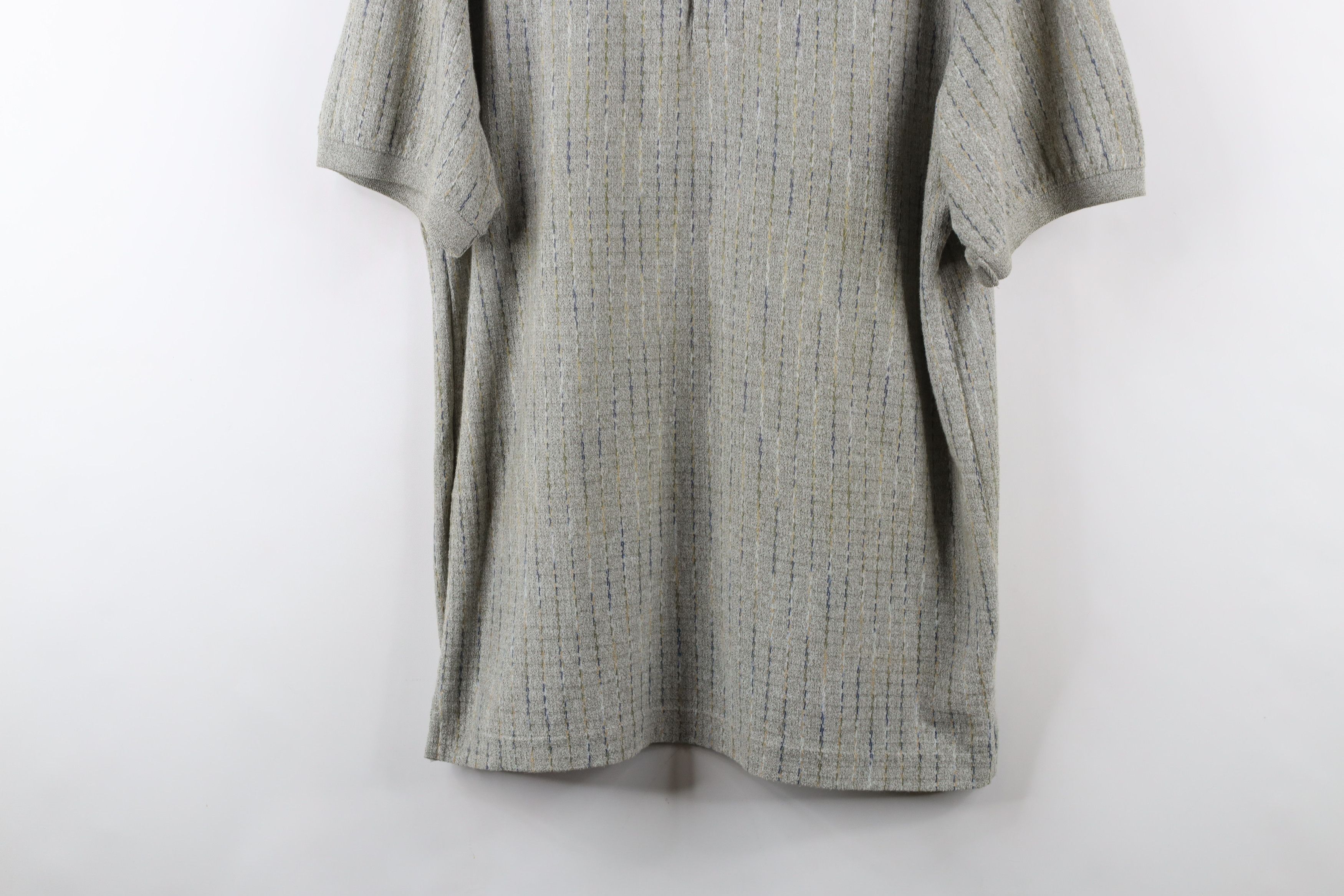 Vintage Vintage 90s Streetwear Striped Knit Collared Golf Polo Shirt Size US M / EU 48-50 / 2 - 3 Thumbnail