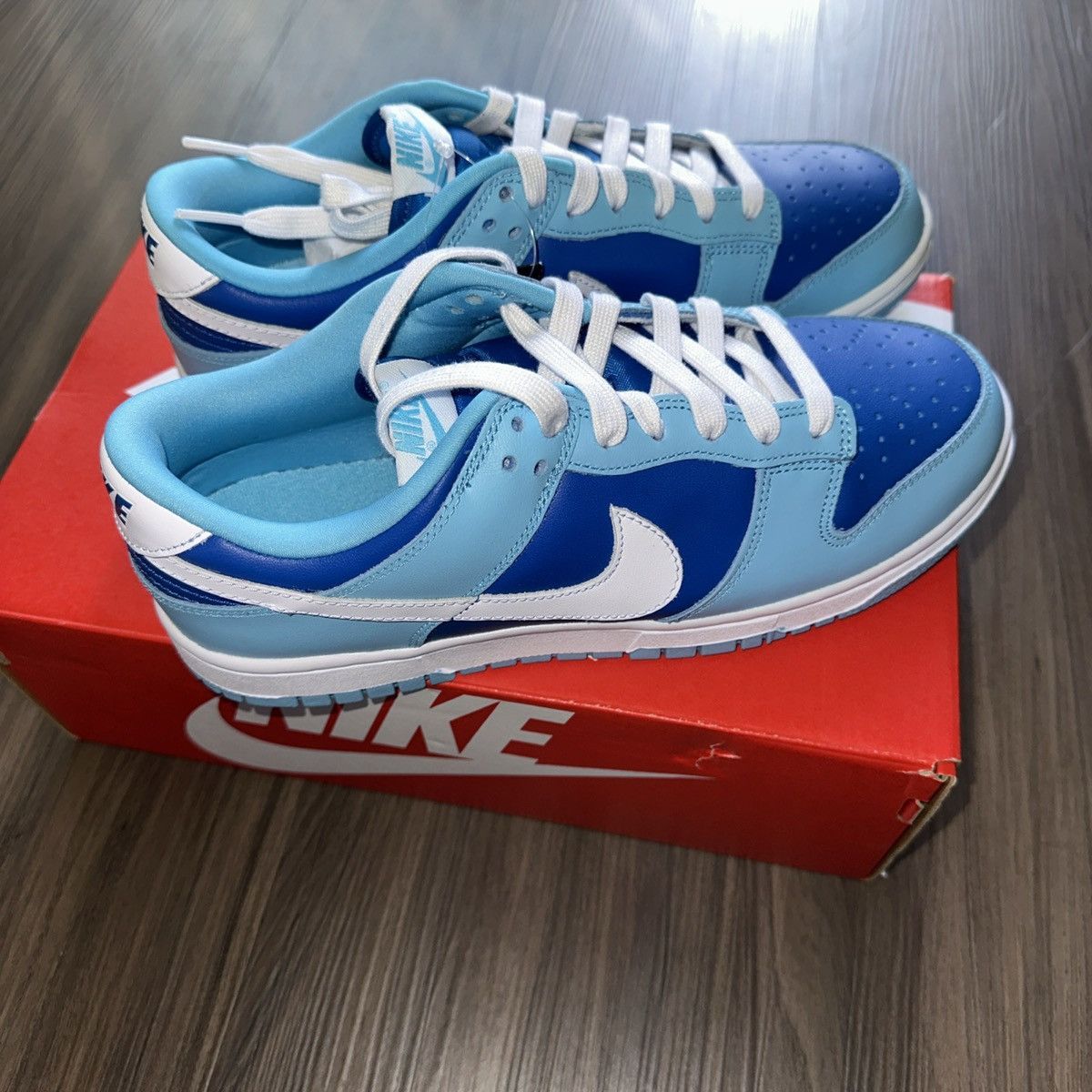 Nike 2022 Nike Dunk Low Retro QS “Argon Blue” Men’s Size 8 Rare Size US 8 / EU 41 - 3 Thumbnail