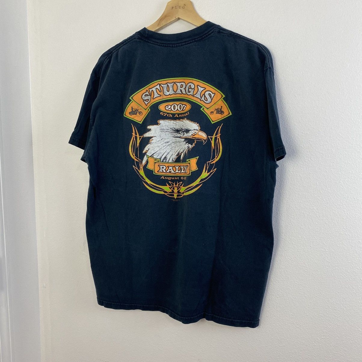 Harley Davidson Vintage Sturgis Black Hills Rally Eagle T Shirt Double Sided Size US L / EU 52-54 / 3 - 3 Thumbnail
