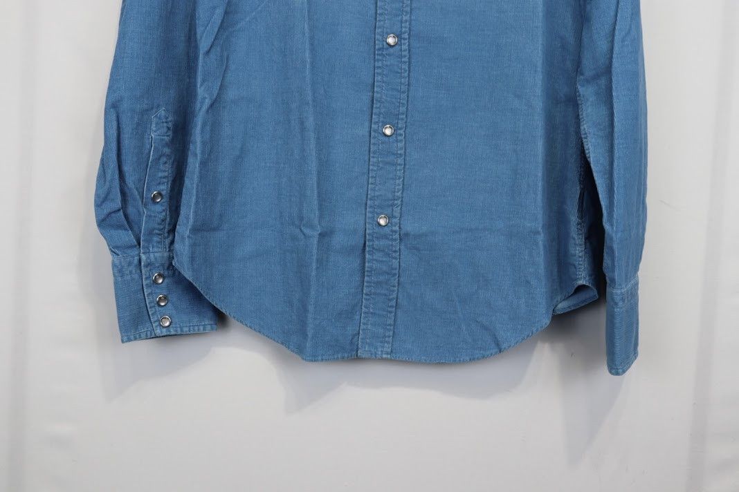 Tom Ford o1rshd1 Button Up Shirt Camicia Chemise Camisa in Blue Size US M / EU 48-50 / 2 - 8 Thumbnail