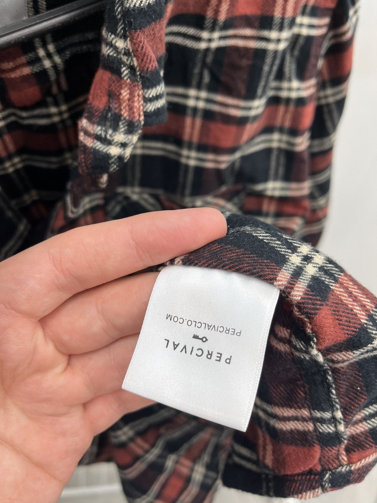 Percival Percival Front Pocket Flannel Shirt Size US L / EU 52-54 / 3 - 5 Thumbnail