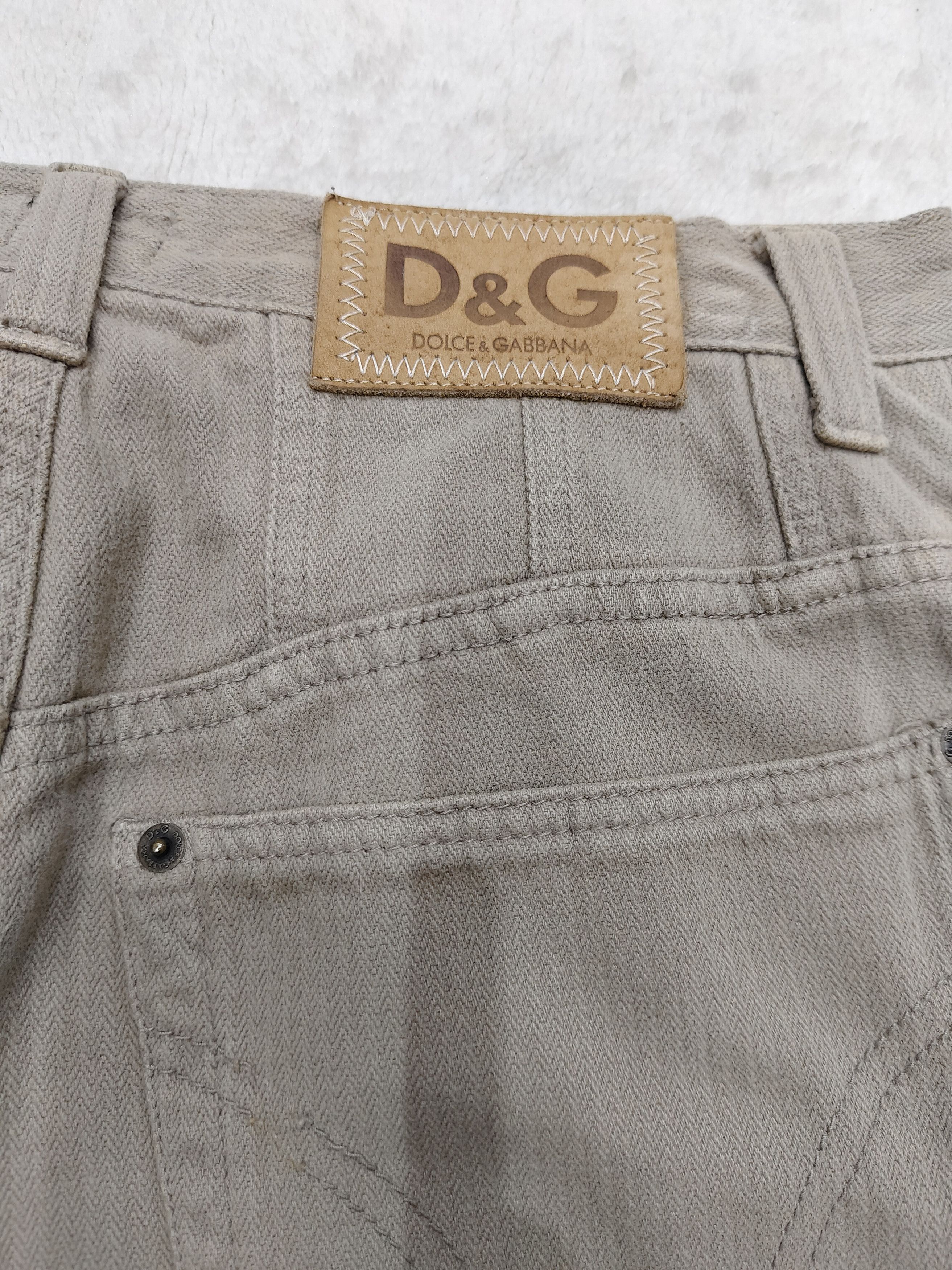 Dolce & Gabbana 💥 Dolce Gabbana Double Pocket Y2K Baggy Jeans Size US 31 - 6 Thumbnail