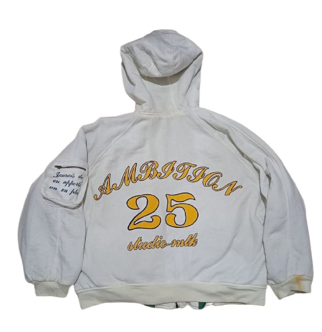 Japanese Brand × Vintage Vintage Detroit Distressed Sunfaded Avantgarde Hoodie Size US XXL / EU 58 / 5 - 1 Thumbnail