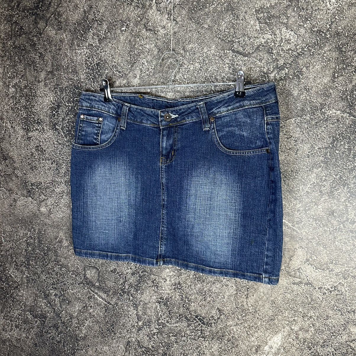 G-Star Vintage Rare G-Star 96 Big Logo Mini Skirt Size 40" / US 18 - 3 Thumbnail