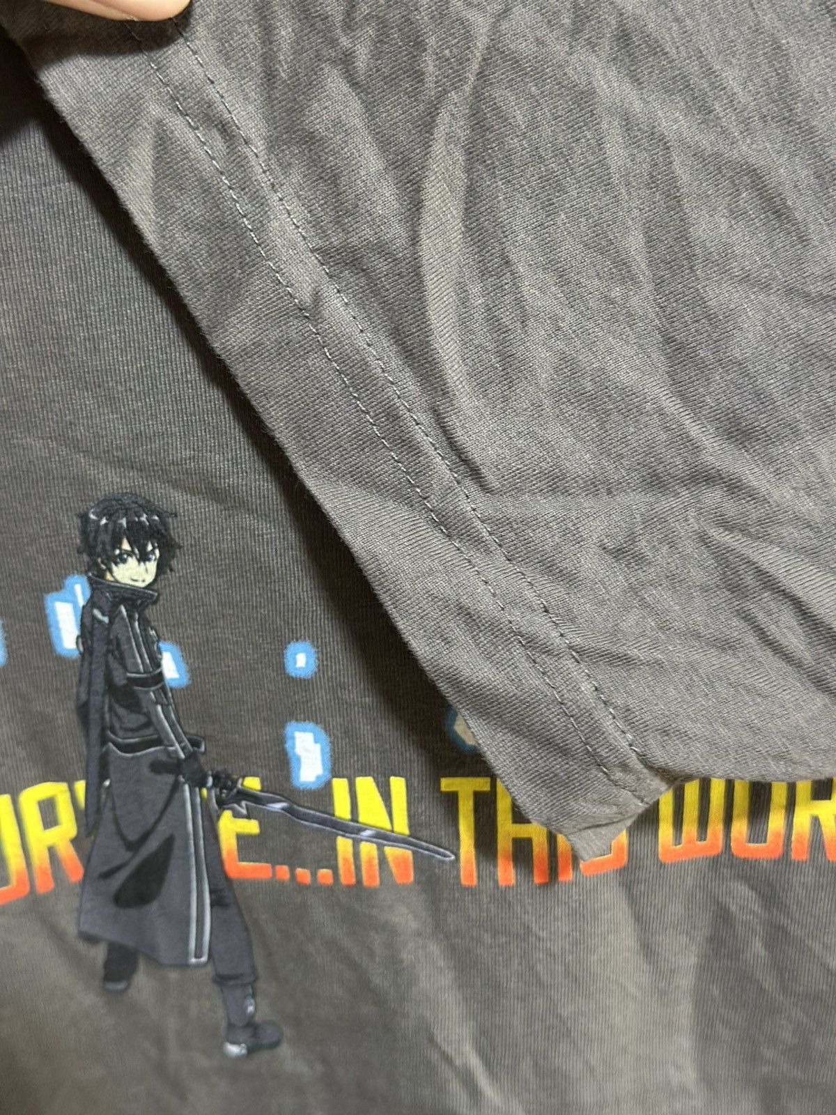 Anime × Japanese Brand × Vintage Vintage Sword Art Online Faded Tee Size US XL / EU 56 / 4 - 5 Thumbnail