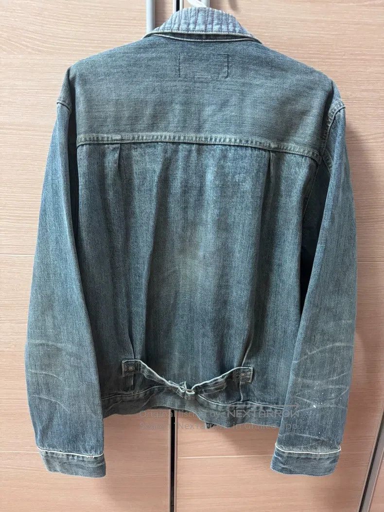 Neighborhood Neighborhood Ink wash oil stain denim jacket with embroide Size US M / EU 48-50 / 2 - 2 Thumbnail