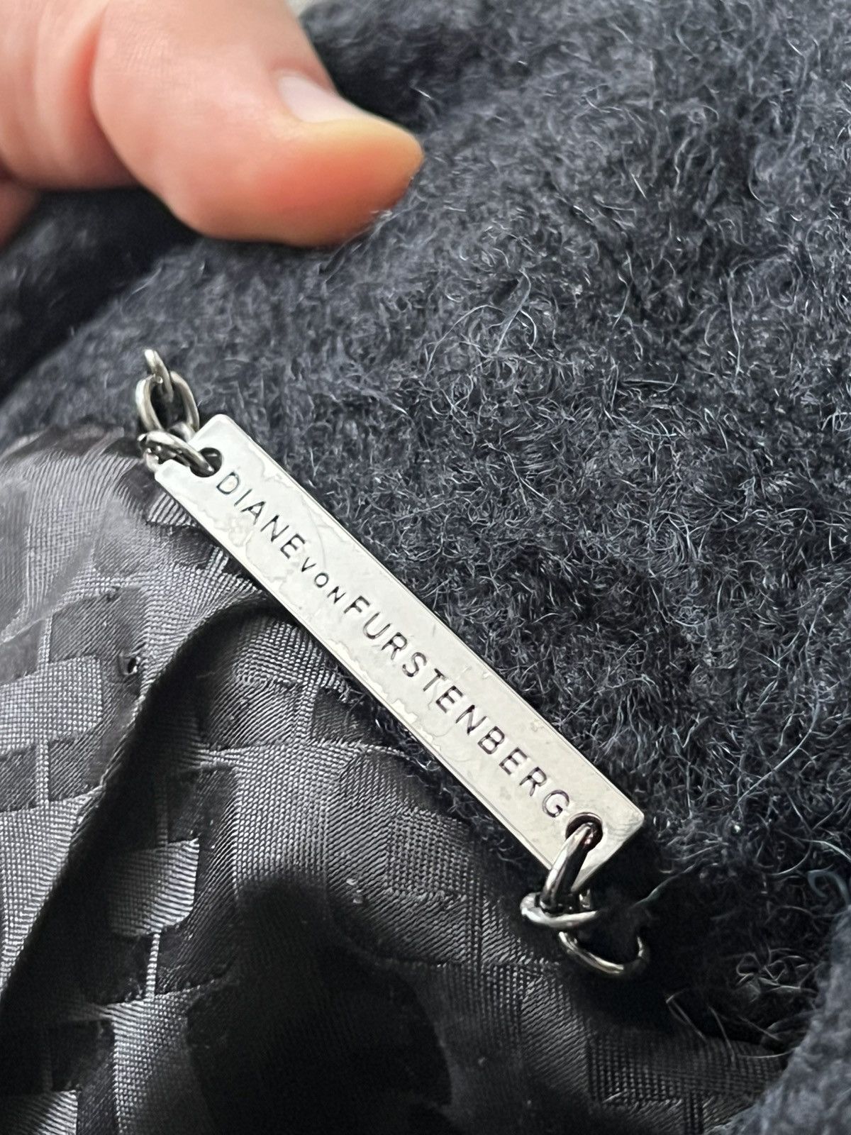 Diane von Furstenberg Diane Von Furstenberg Alpaka Wool Luxury Premium Coat Size XS / US 0-2 / IT 36-38 - 12 Thumbnail