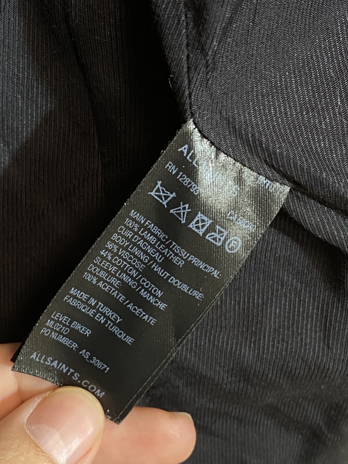 Allsaints × Diesel Allsaints Men Leather Jacket Size US M / EU 48-50 / 2 - 10 Thumbnail
