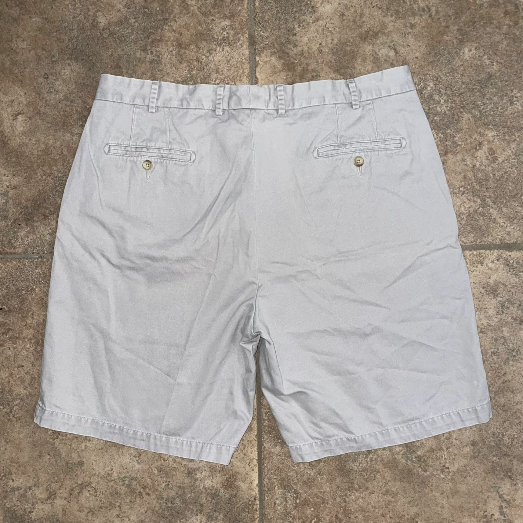 Peter Millar Peter Millar Beige Shorts 100% Cotton Made In Peru Mens 38 Beige Chino Cotton Mens 38 Peru Size US 38 / EU 54 - 5 Thumbnail