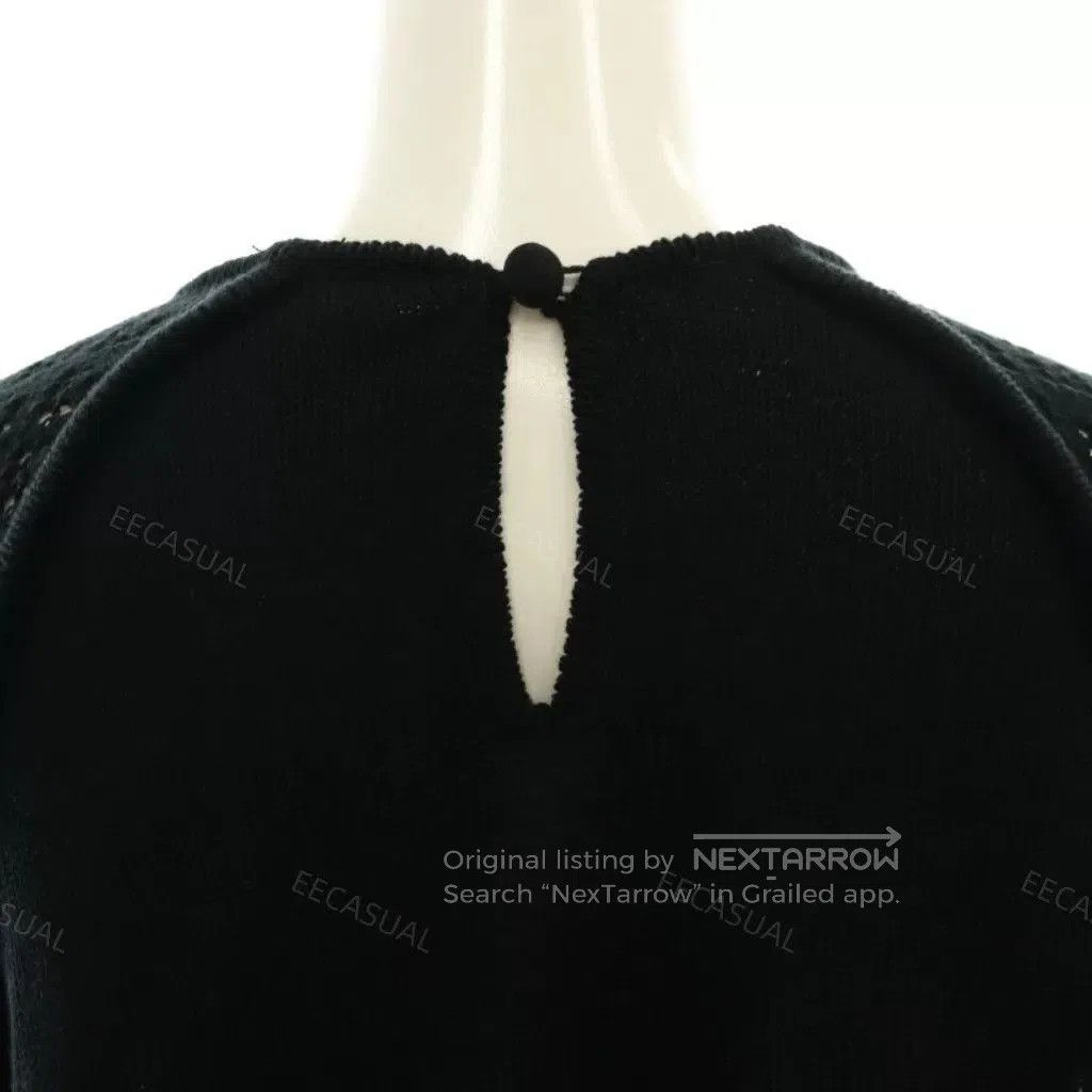 Other Mame Kurogouchi Black Knit Top. Size S / US 4 / IT 40 - 5 Thumbnail