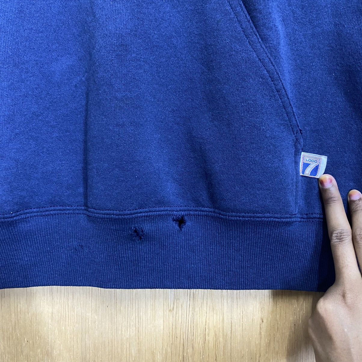 NFL Vintage 90s Michigan Wolverines Big Logo Crewneck Hoodie Size US L / EU 52-54 / 3 - 8 Thumbnail