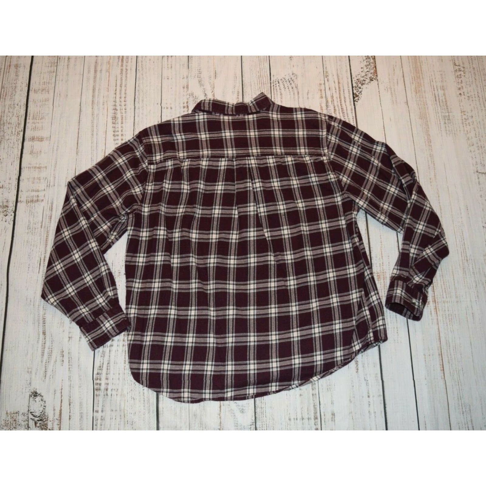 Vintage WOOLRICH BURGUNDY MENS XL X LARGE FLANNEL SHIRT PLAID LONG SLEEVE 4613 MAROON Size US XL / EU 56 / 4 - 8 Thumbnail