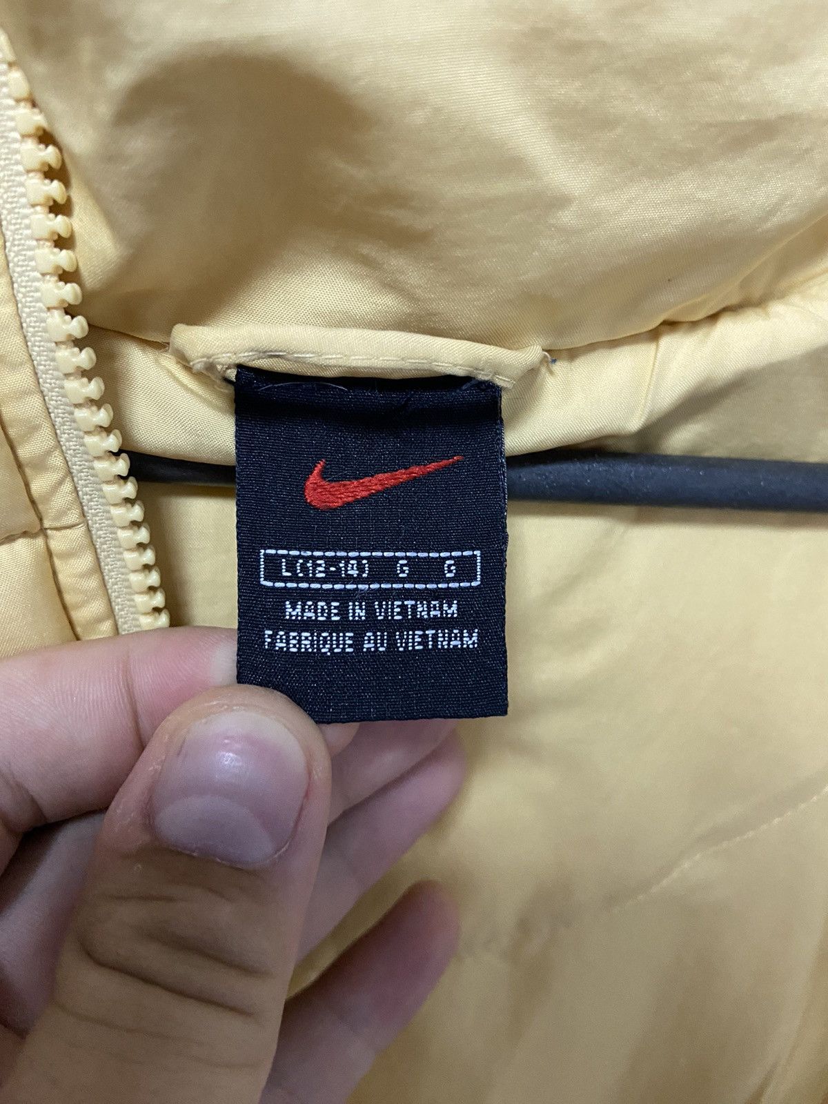 Nike × Vintage Nike Vintage Vest Big Spell Out Logo Puffer Small Swoosh Size US M / EU 48-50 / 2 - 6 Thumbnail