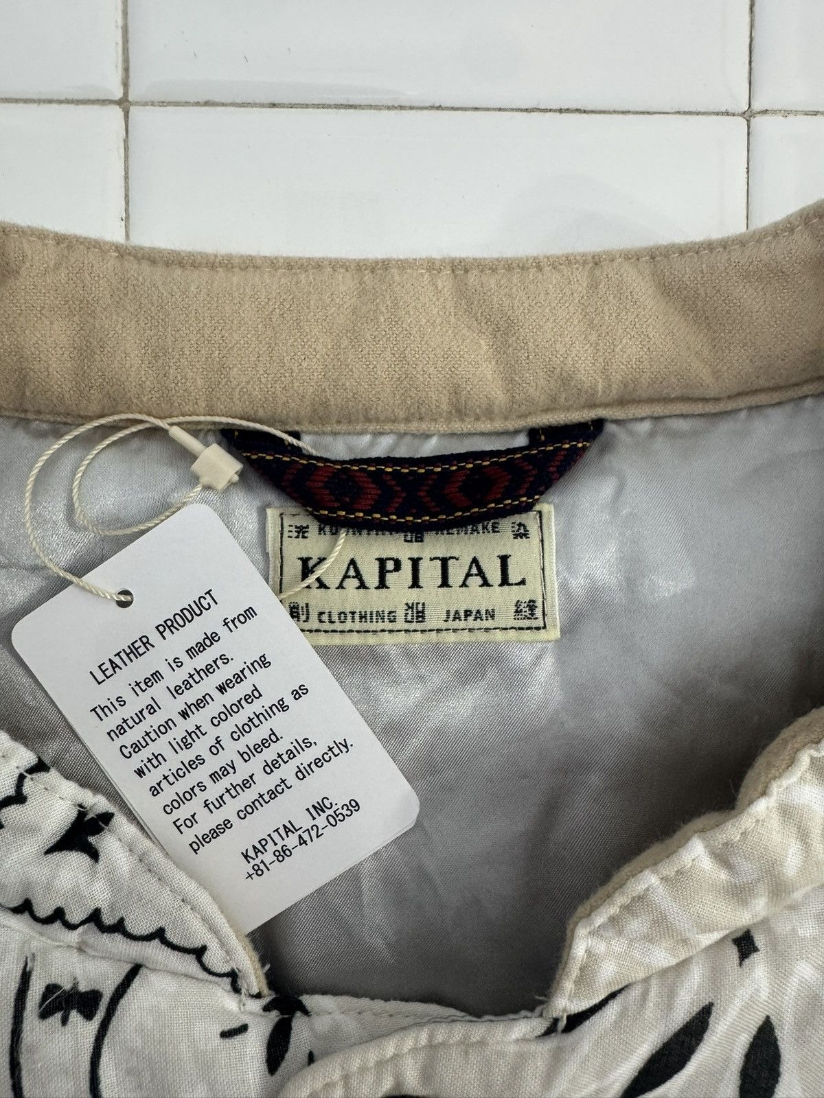 Kapital Kapital Gauze Bandana Patchwork Quilted Jacket - White Size US L / EU 52-54 / 3 - 3 Thumbnail