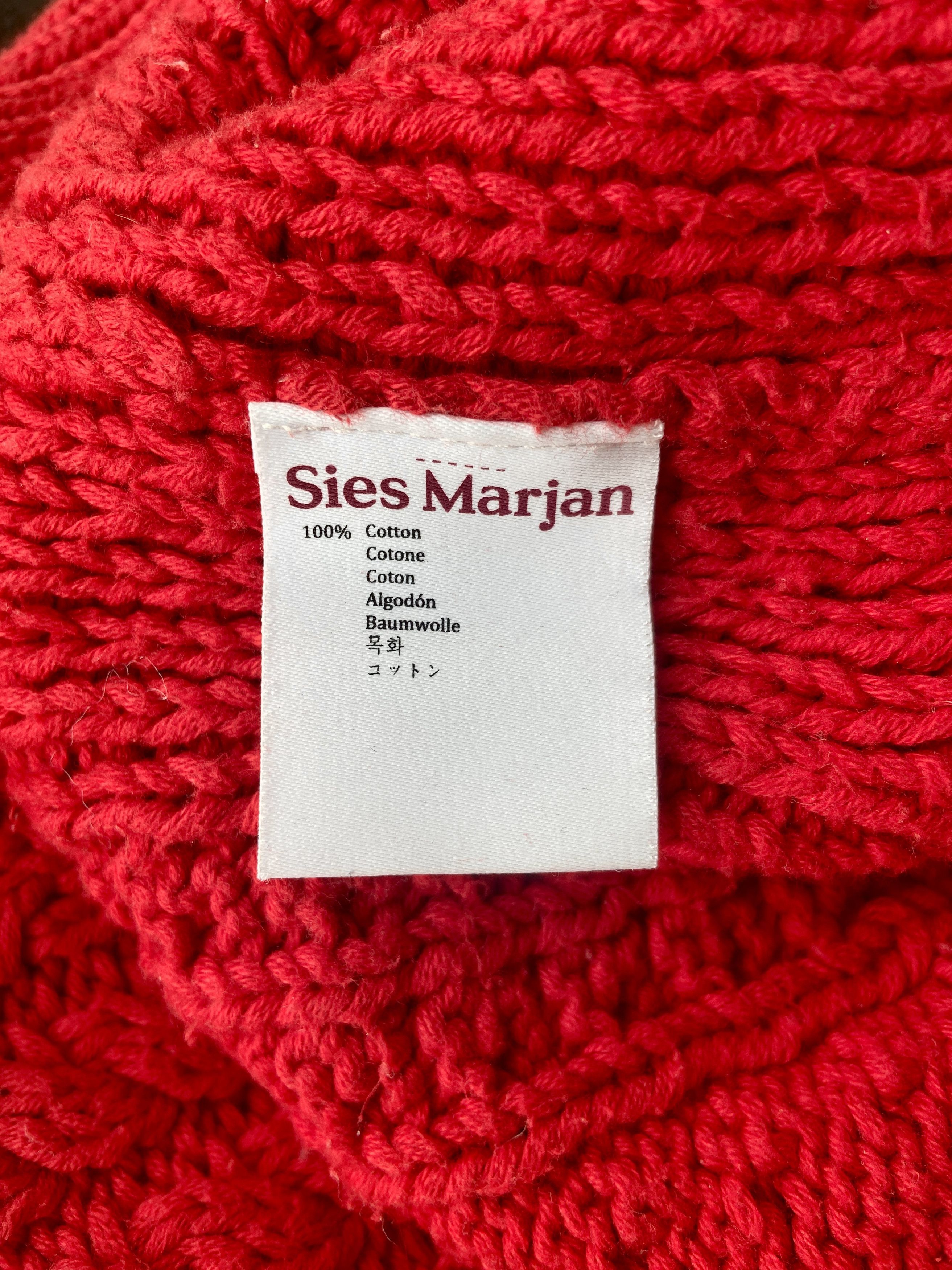 Sies Marjan Sies Marjan Red Cable-Knit Sweater Size US S / EU 44-46 / 1 - 4 Thumbnail