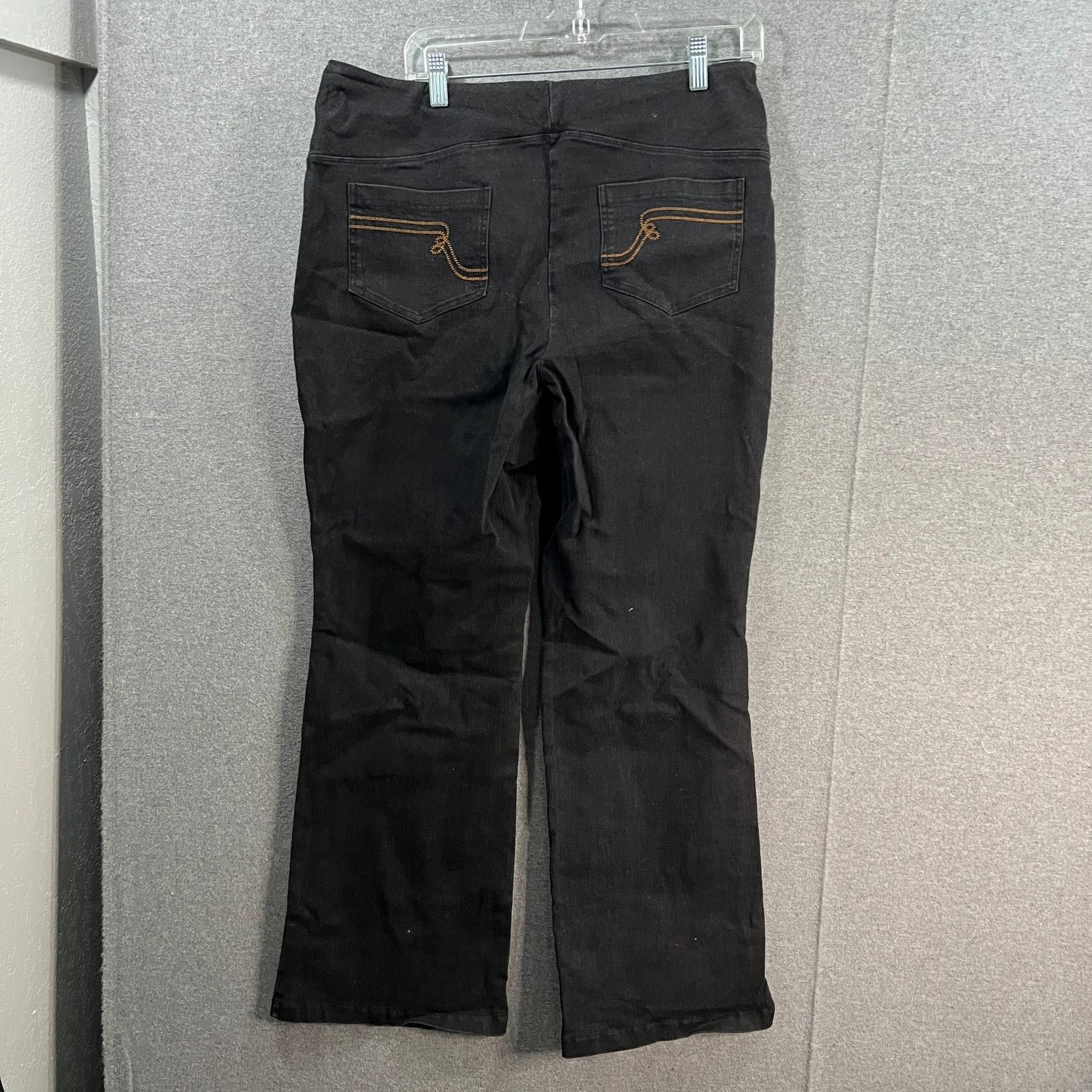 Other Women with Control Denim Tummy Control Pants Black Size 40" / US 18 - 2 Thumbnail