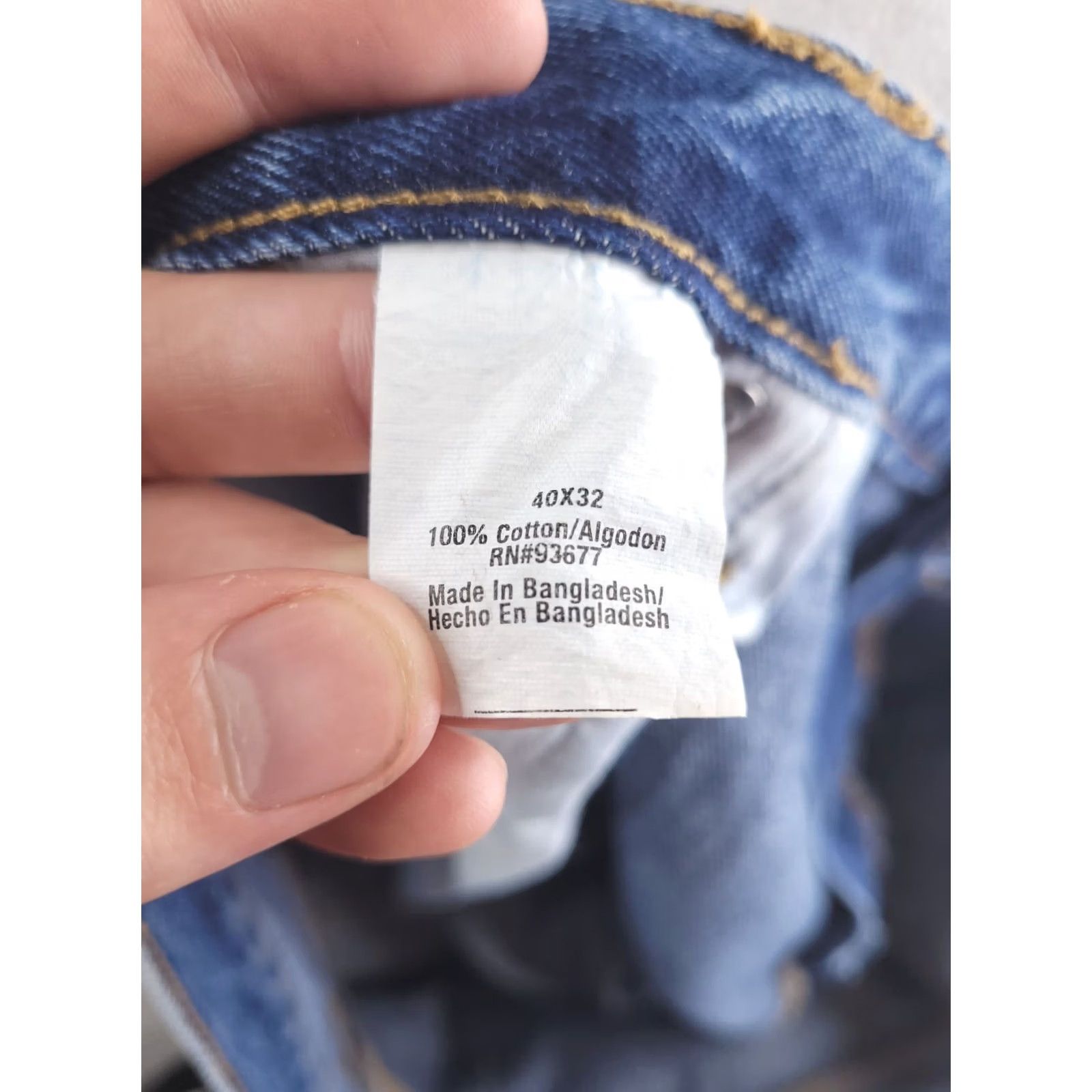 Vintage Big Mac Jeans Mens 40x25 Blue Denim Cropped Cropped Workwear Crop Denim Jeans 40 Mens Blue Size US 40 / EU 56 - 5 Thumbnail