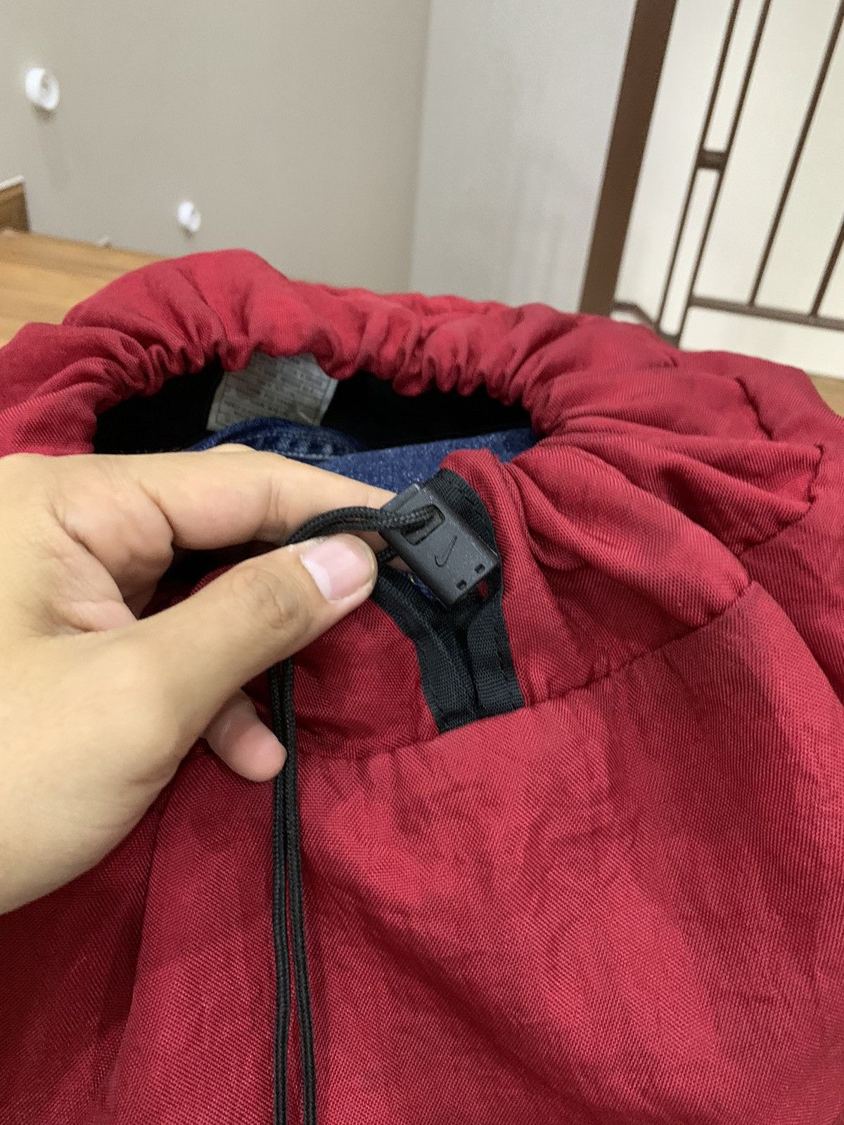 Nike VINTAGE 1990s NIKE BLACK NYLON PARACHUTE BUSHCRAFT BAGPACK Size ONE SIZE - 11 Thumbnail