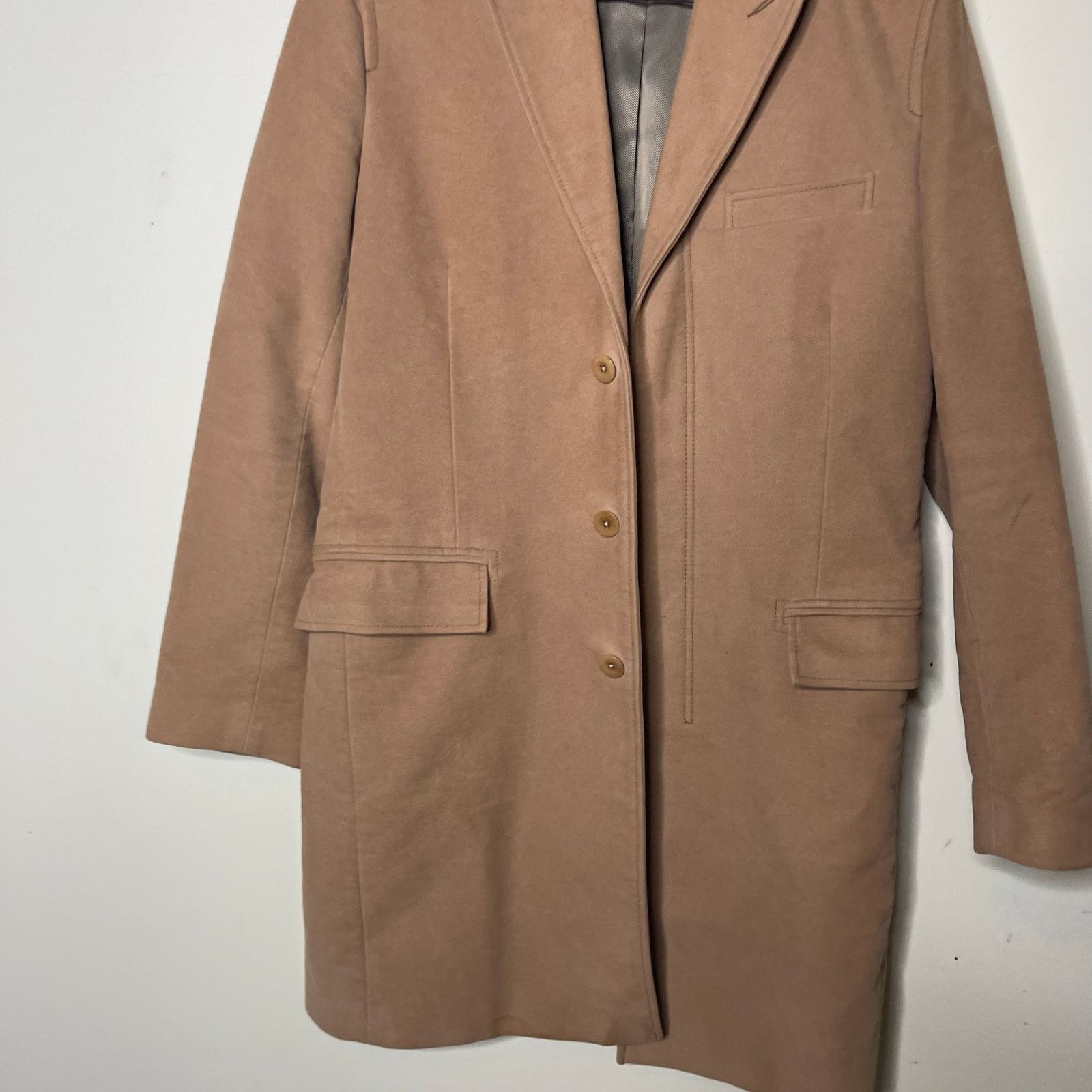 Club Monaco Club Monaco Men Tan 100% canvas cotton classic coat sz M Size US M / EU 48-50 / 2 - 5 Thumbnail