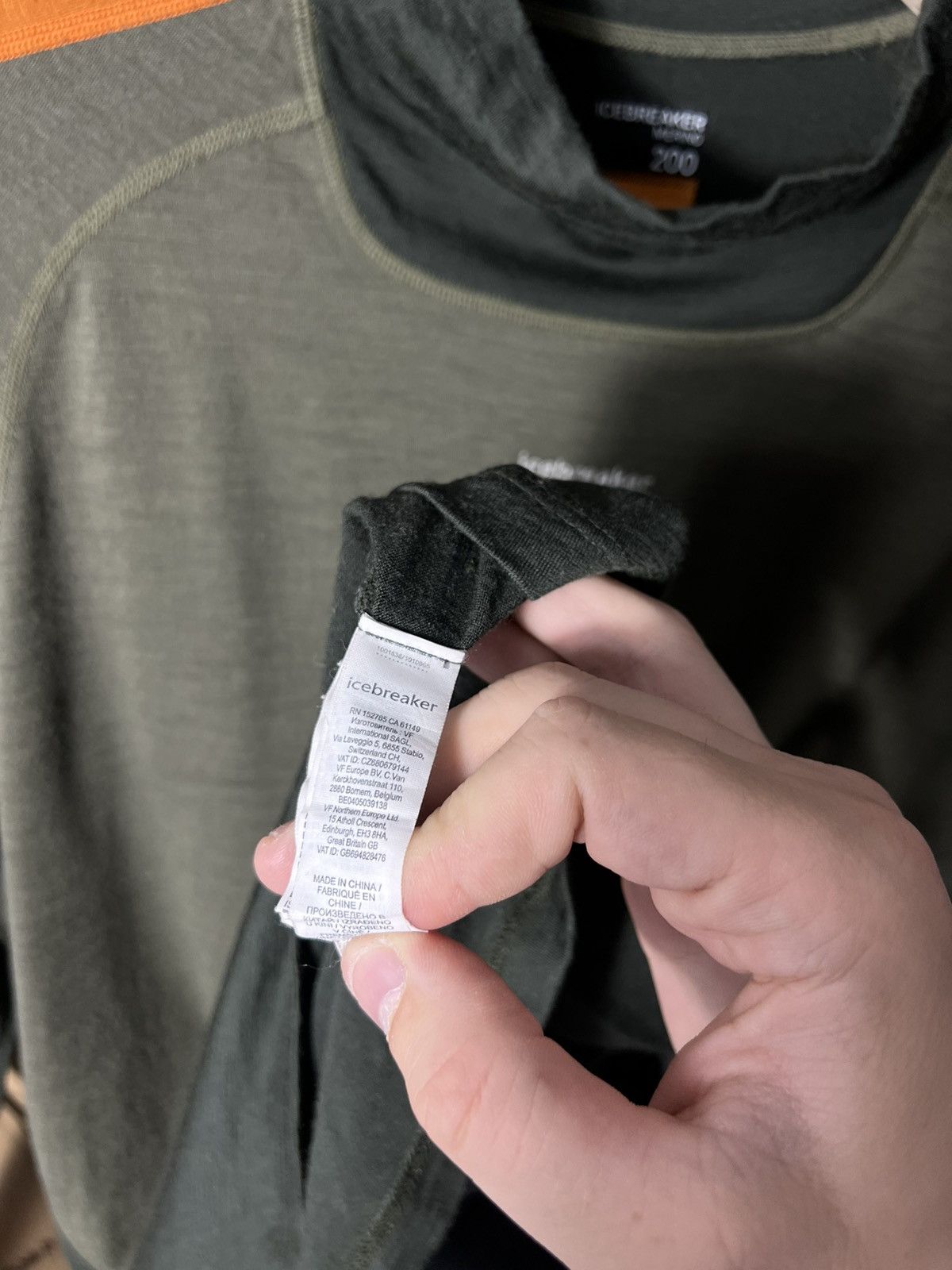 Icebreaker 🌲 Icebreaker Merino Wool 200 Long Sleeve — Technical Layer Size US L / EU 52-54 / 3 - 7 Thumbnail