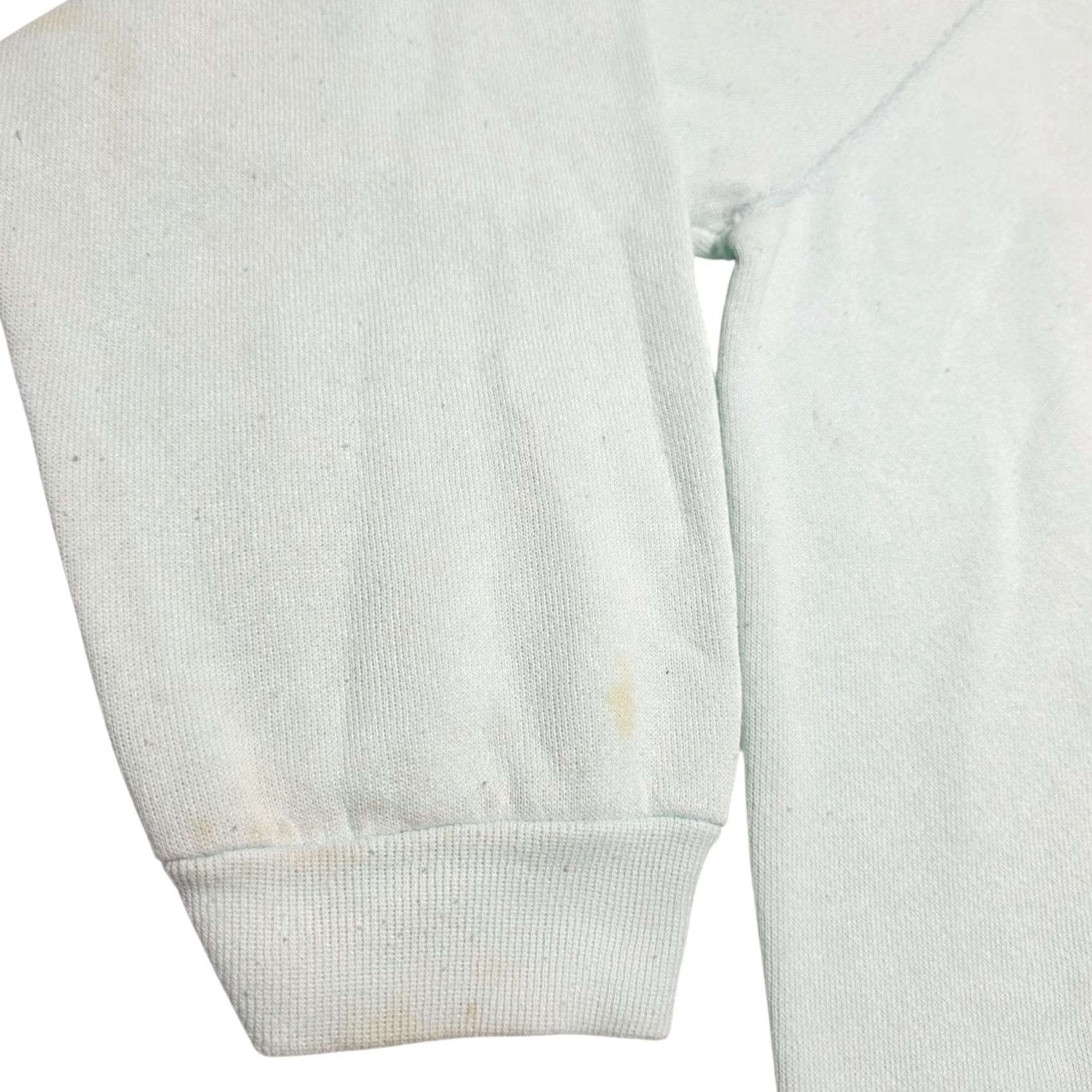 Tultex VINTAGE Sweatshirt Medium Butterfly Flowers Women's 80's Distressed Stained Size Size M / US 6-8 / IT 42-44 - 4 Thumbnail