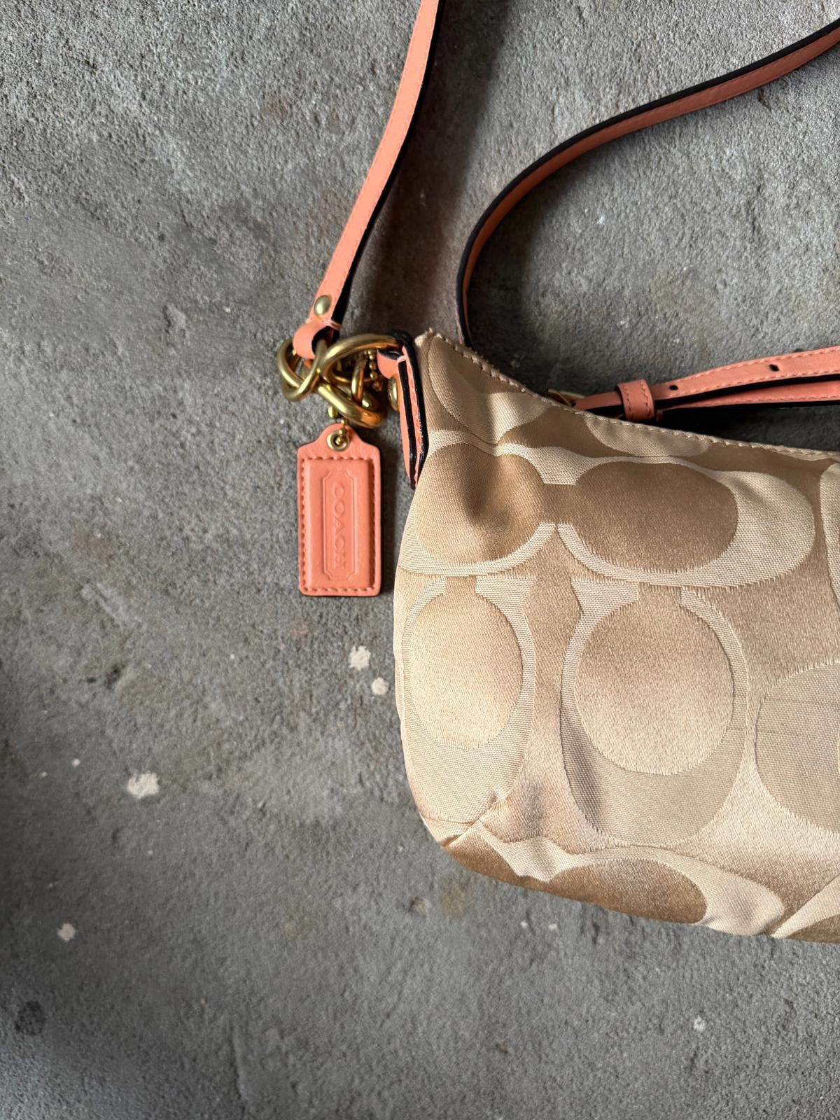 Coach Coach Signature Kristin Crossbody Bag Beige/Pink Size ONE SIZE - 7 Thumbnail