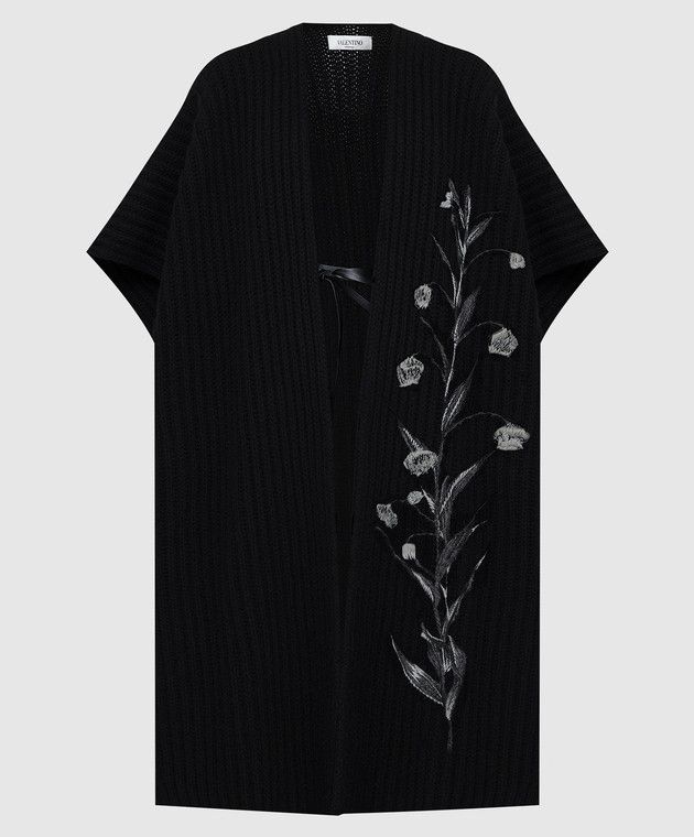 Valentino o1y0326 Cardigan in Black Size S / US 4 / IT 40 - 1 Thumbnail