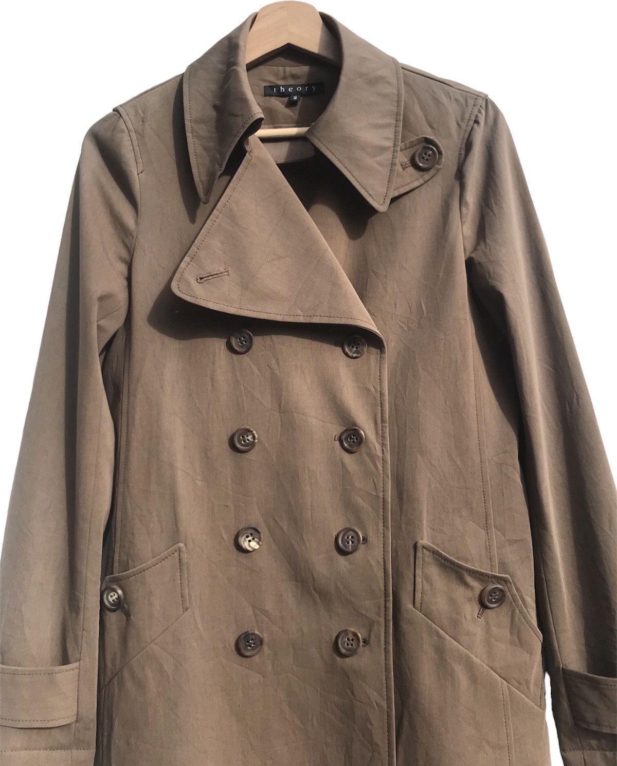 Theory Theory Alexia Trench Coat Size XS / US 0-2 / IT 36-38 - 5 Thumbnail