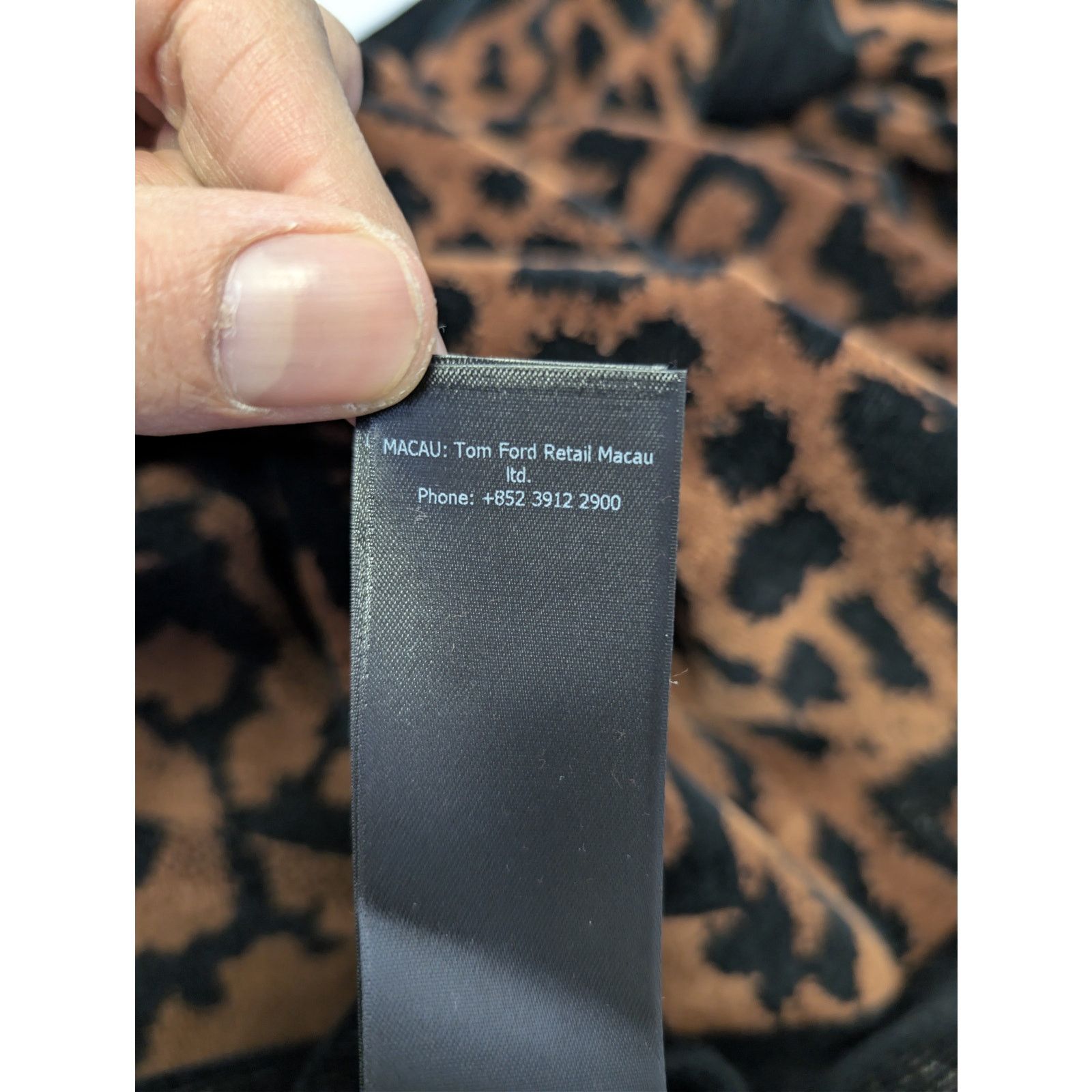 Tom Ford o1rshd1 Size: OS / Towel Towel In Leopard Brown Size ONE SIZE - 20 Thumbnail