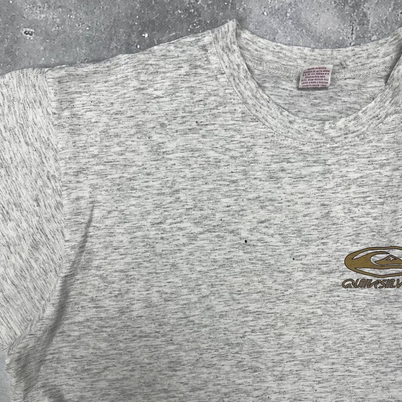 Quiksilver Vintage 90s Quiksilver Surfing Bootleg T Shirt Gray L/XL Size US XL / EU 56 / 4 - 6 Thumbnail