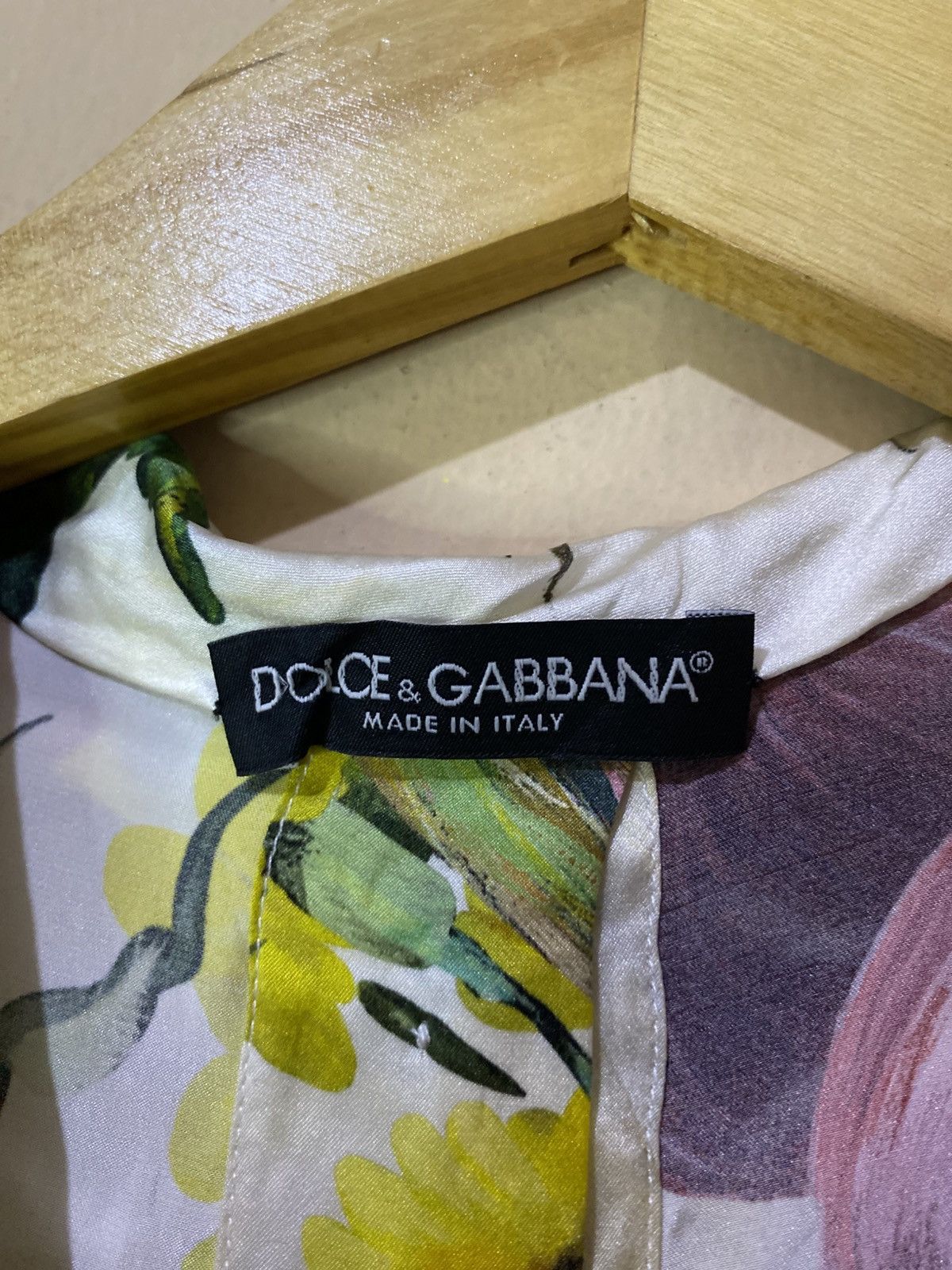Dolce & Gabbana SS2012 Dolce & Gabbana Onion Printed Silk Shirt Size S / US 4 / IT 40 - 8 Thumbnail