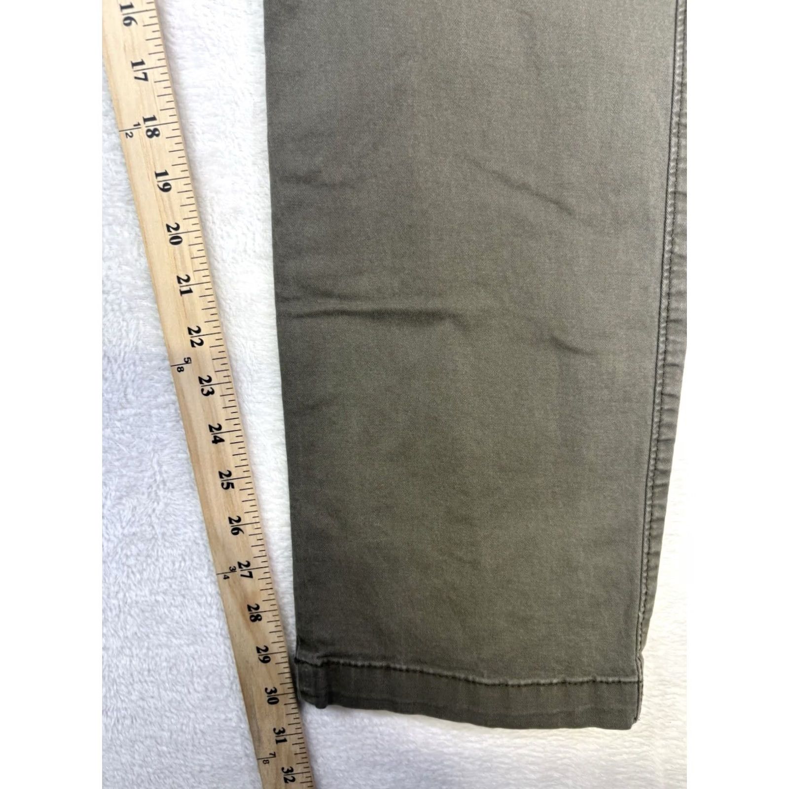 Lee Lee Cargo Pants Men's Regular Straight Green 36x34 Cotton Blend Stretch Pockets Button Size US 36 / EU 52 - 4 Thumbnail