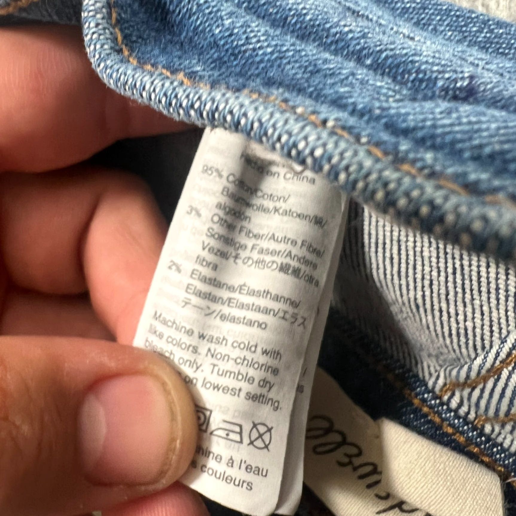 Madewell Madewell Jeans Women's 25 Regular 10" High-Rise Skinny Denim Medium Blue Stretch 5-Pocket Jeans Womens Size 42" / US 20 - 7 Thumbnail