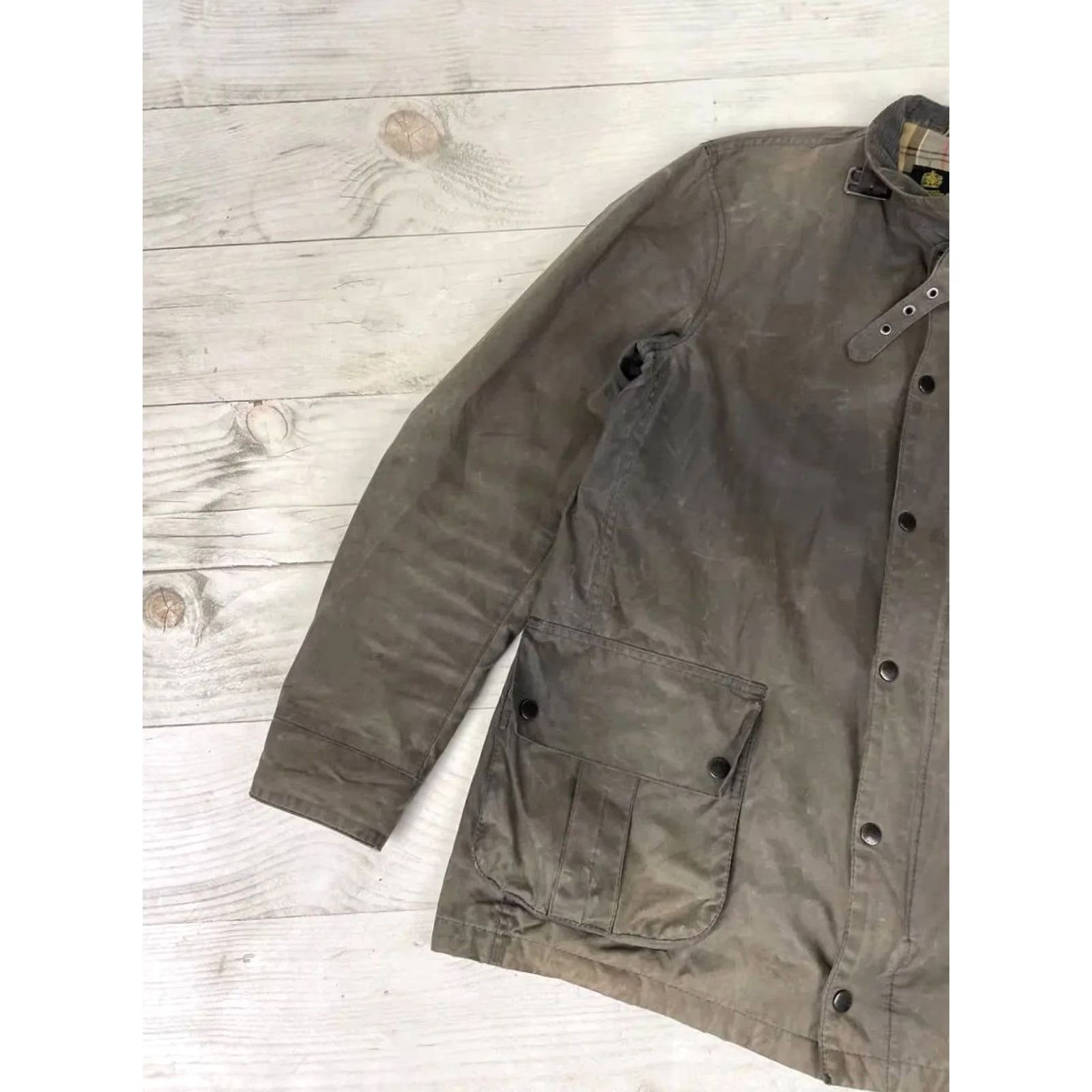Barbour VINTAGE Barbour Jacket Main Selling Point Barbour Men Jacket Brown M UK Wax Coat Rain Size M Brown 90s Rain Coat Mens Size US M / EU 48-50 / 2 - 3 Thumbnail