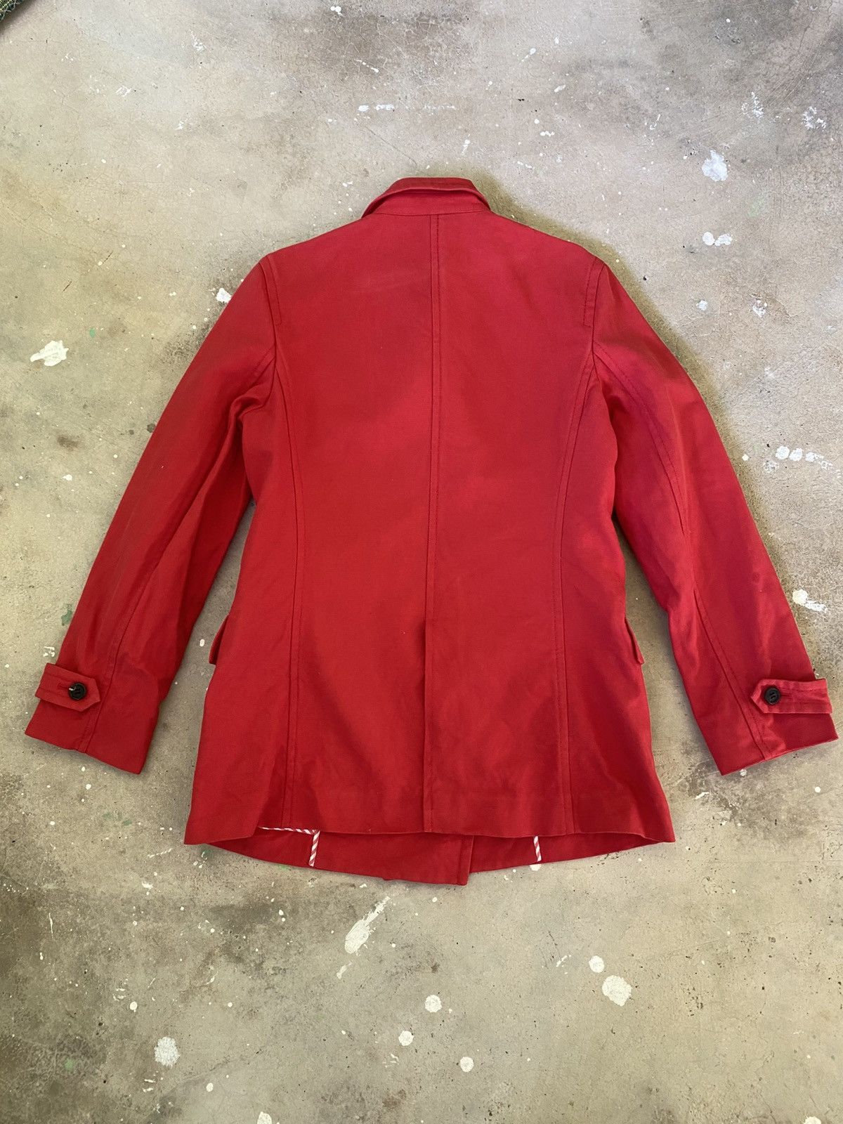 Lanvin Lanvin Sport Red Double Breasted Peacoat Size S / US 4 / IT 40 - 12 Thumbnail
